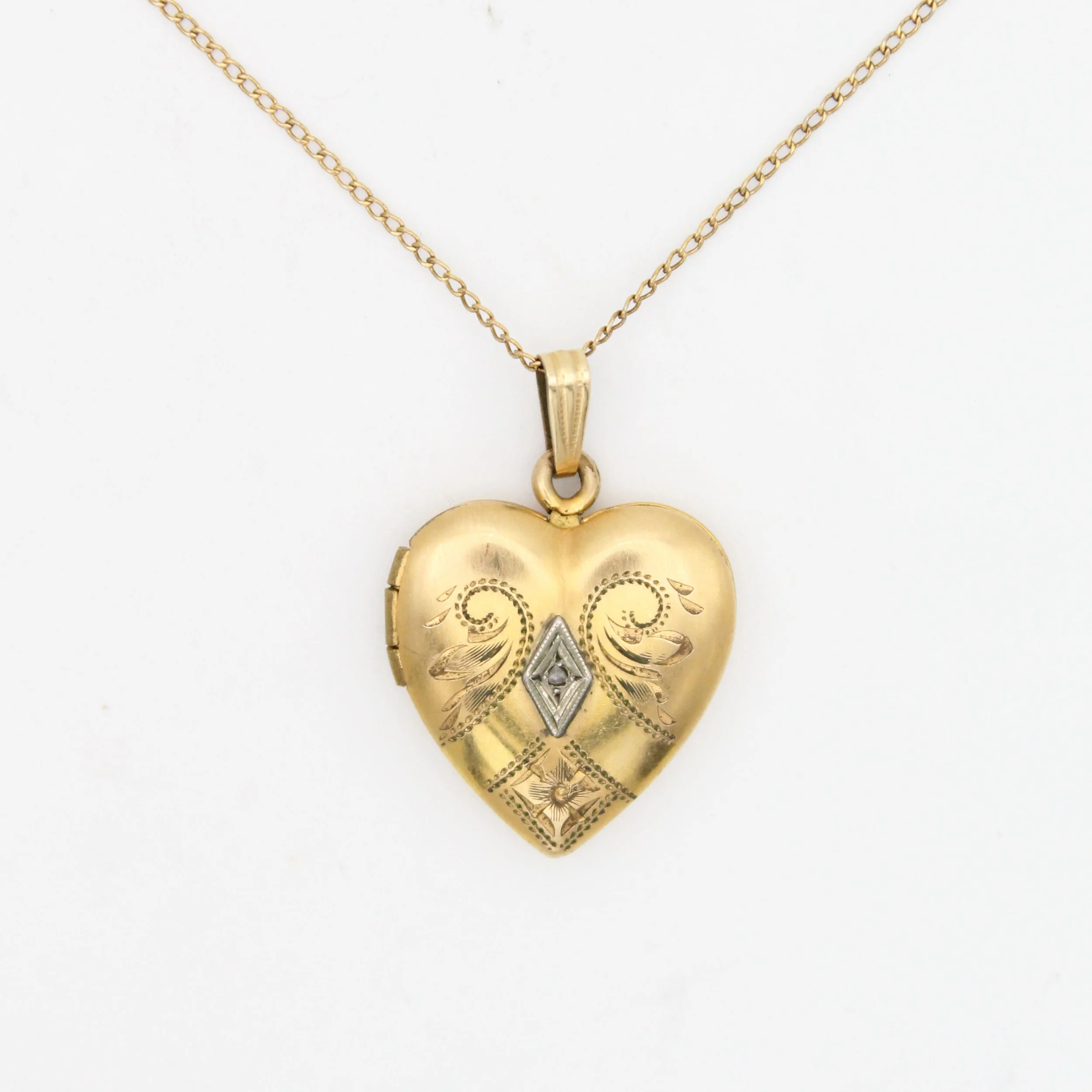 Vintage Gold-Filled Heart Locket