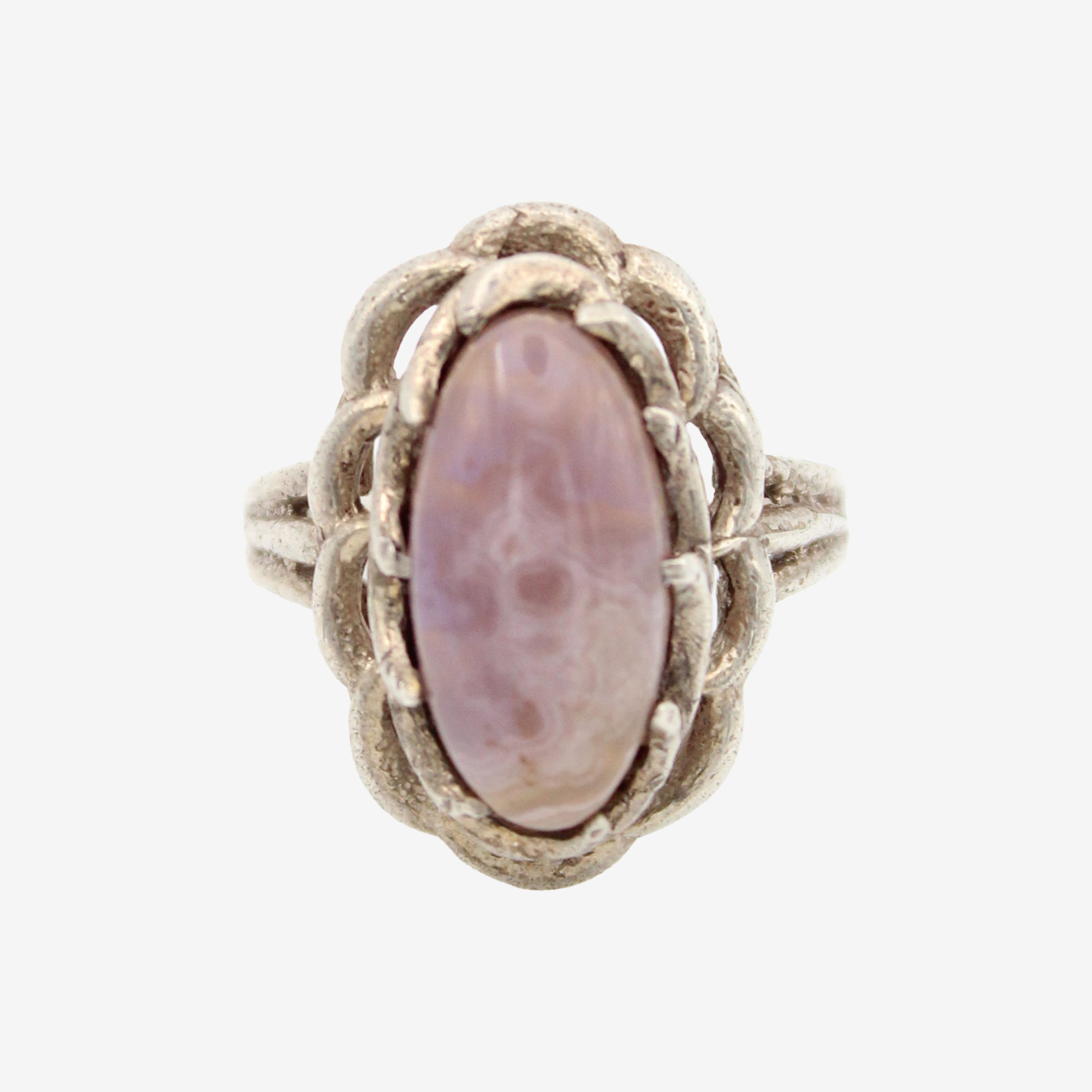 Vintage Silver Amethyst Ring
