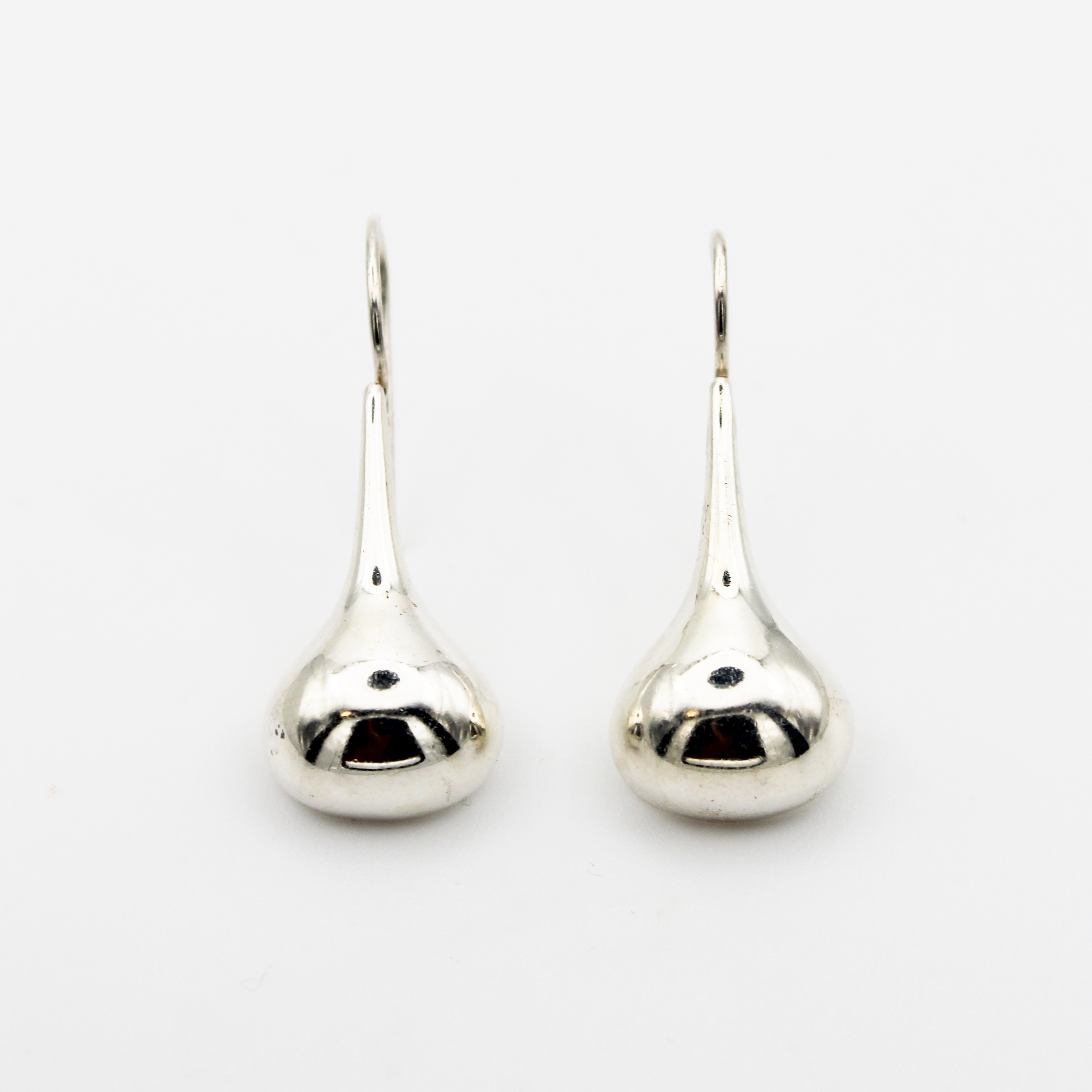 Vintage Silver Teardrop Earrings
