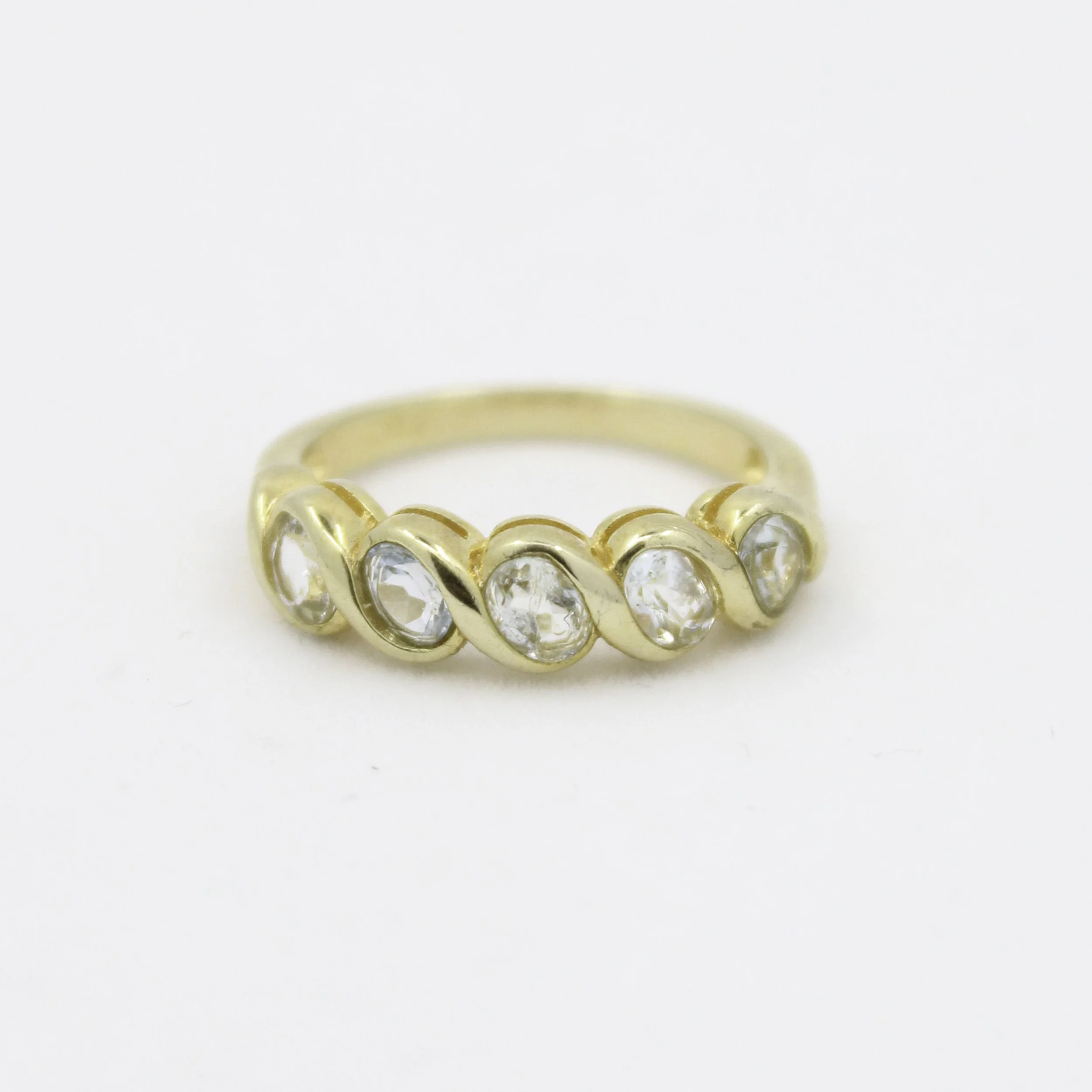 Vintage Gold Vermeil Eternity Band