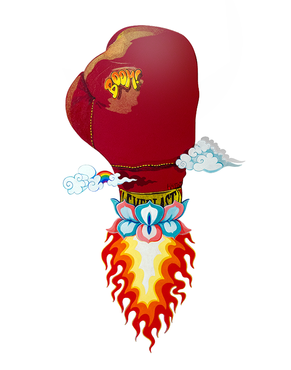 boxinglotusROCKET_painting_HaltsArt_2025_artTEE_sampleIMAGE.png