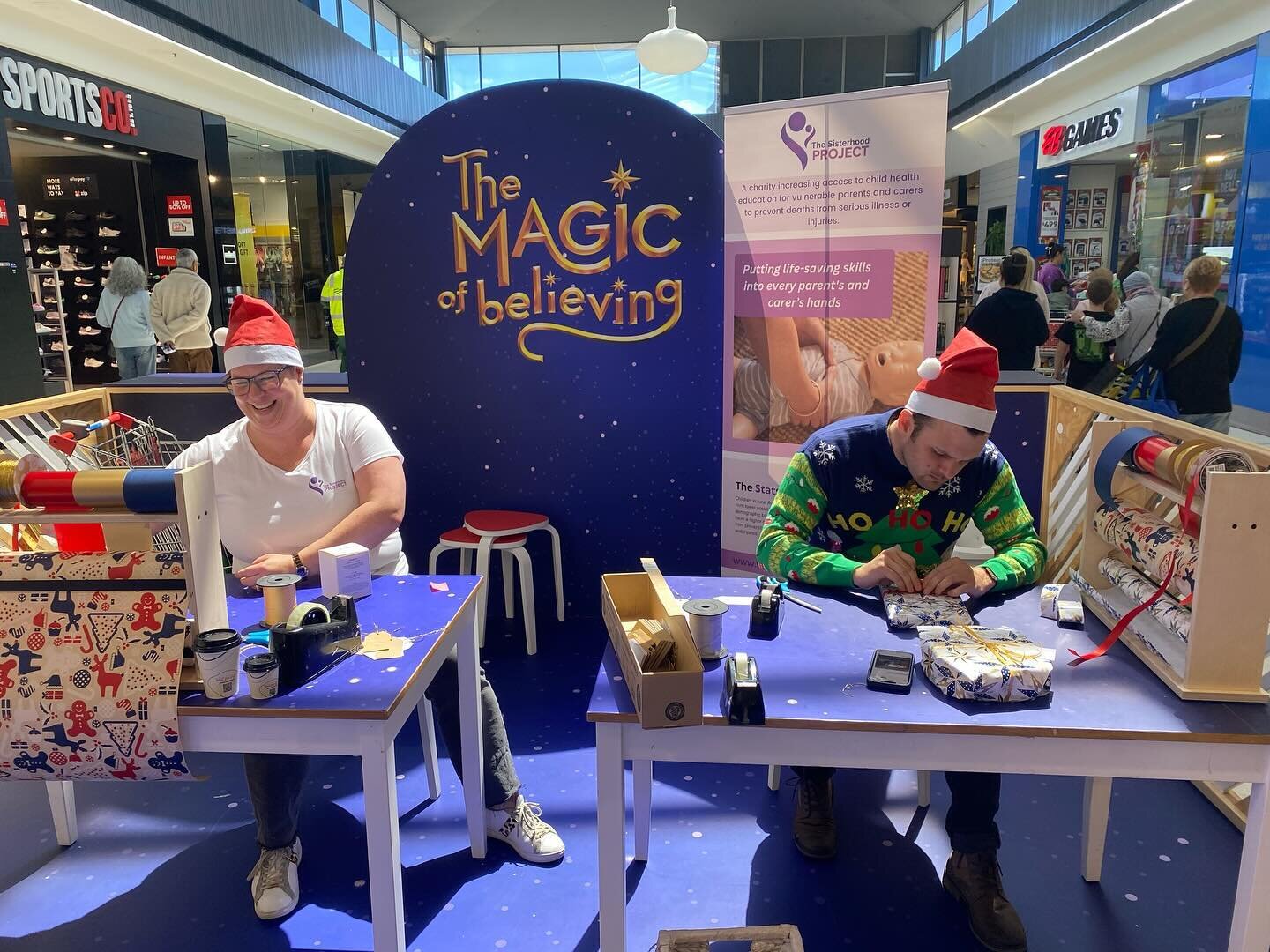 And that&rsquo;s a wrap!
Thank you to our volunteer wrapping elf&rsquo;s and to anyone that came past and got their gifts wrapped. Many generous people today who rounded up or just gave us a donation because they believed in our cause!

Wishing every