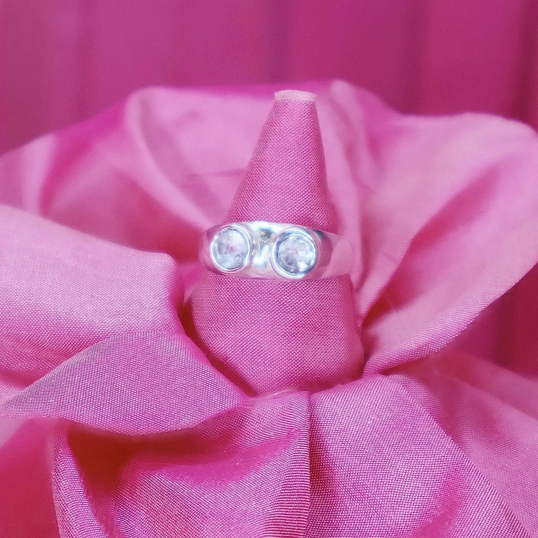 TWO STONE RING