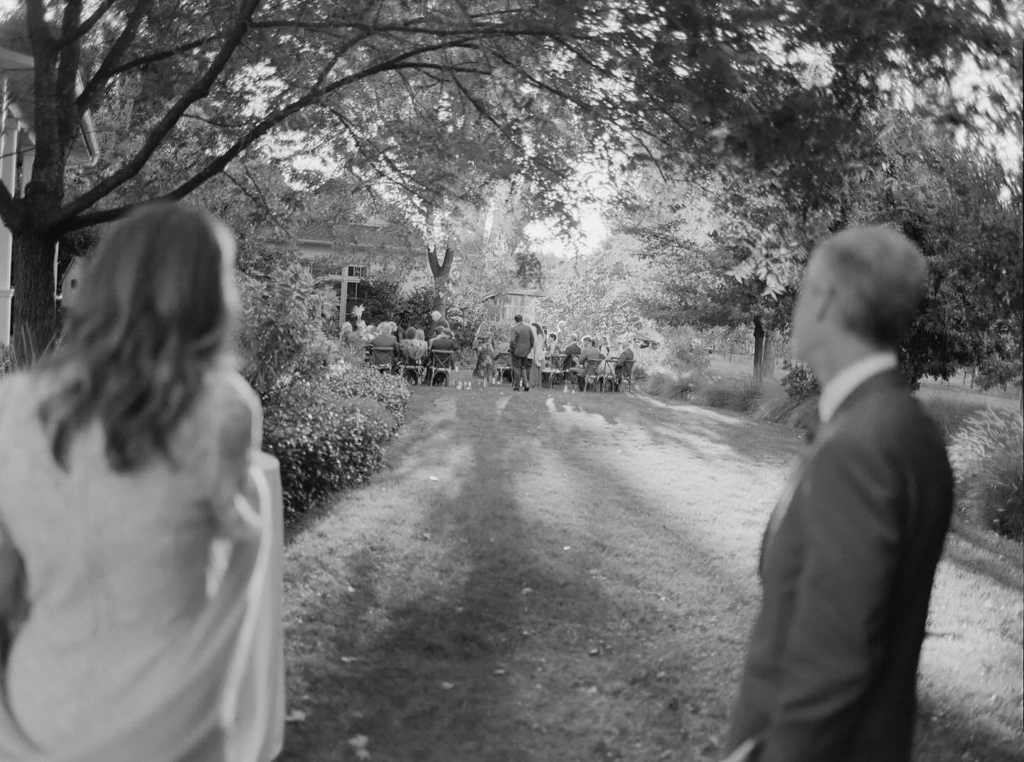 Just after the couple welcomed the entire group and right before they began the ceremony ❤️ And another one for the darkroom print queue :)