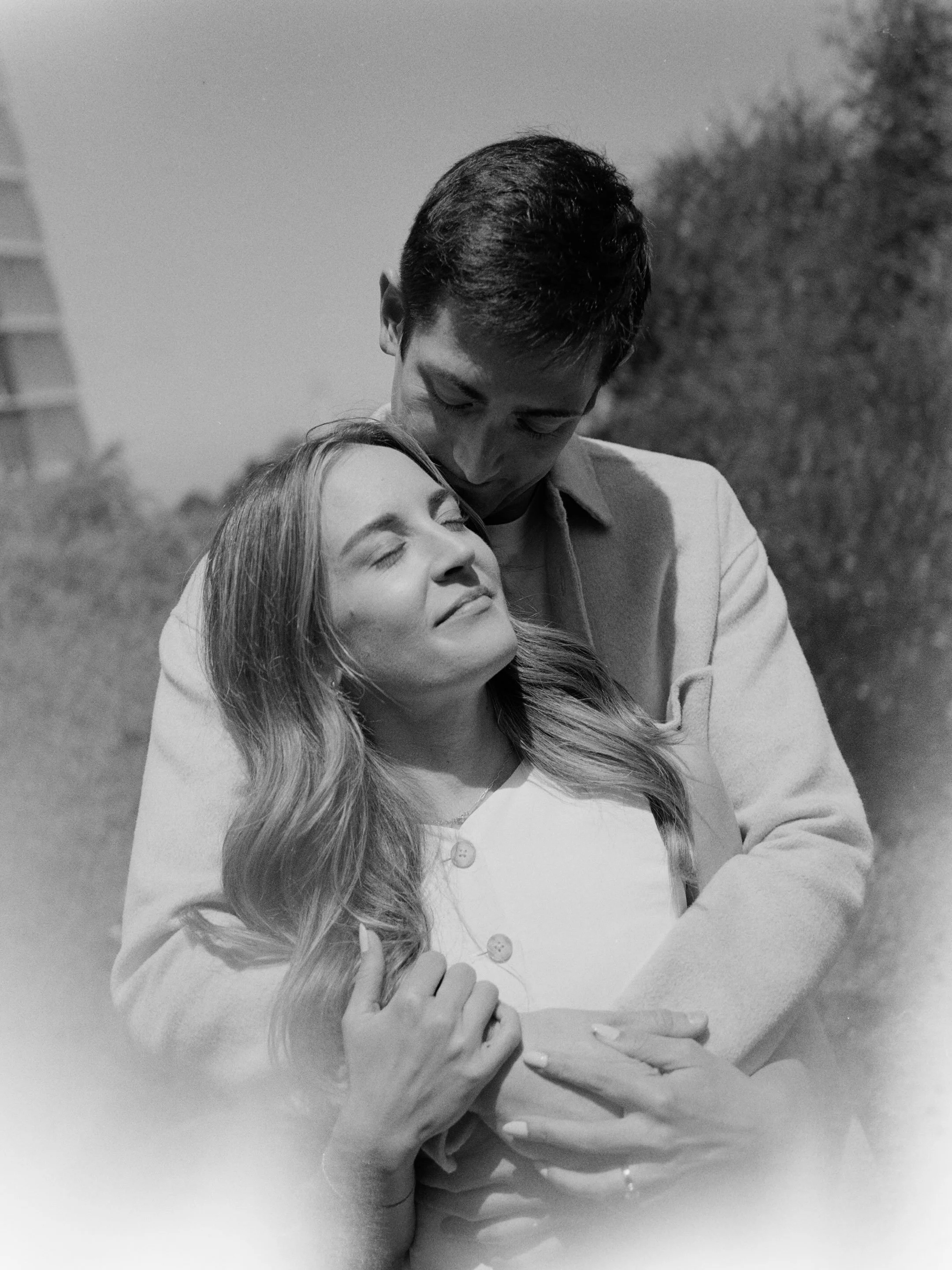 Sometimes light leaks look like Karl the fog lifting us up off the ground and into the sky&hellip;&hellip;. I&rsquo;m just glad it did the perfect amount. I think that first one deserves to be a darkroom print:) 

These two get married in Carmel soon