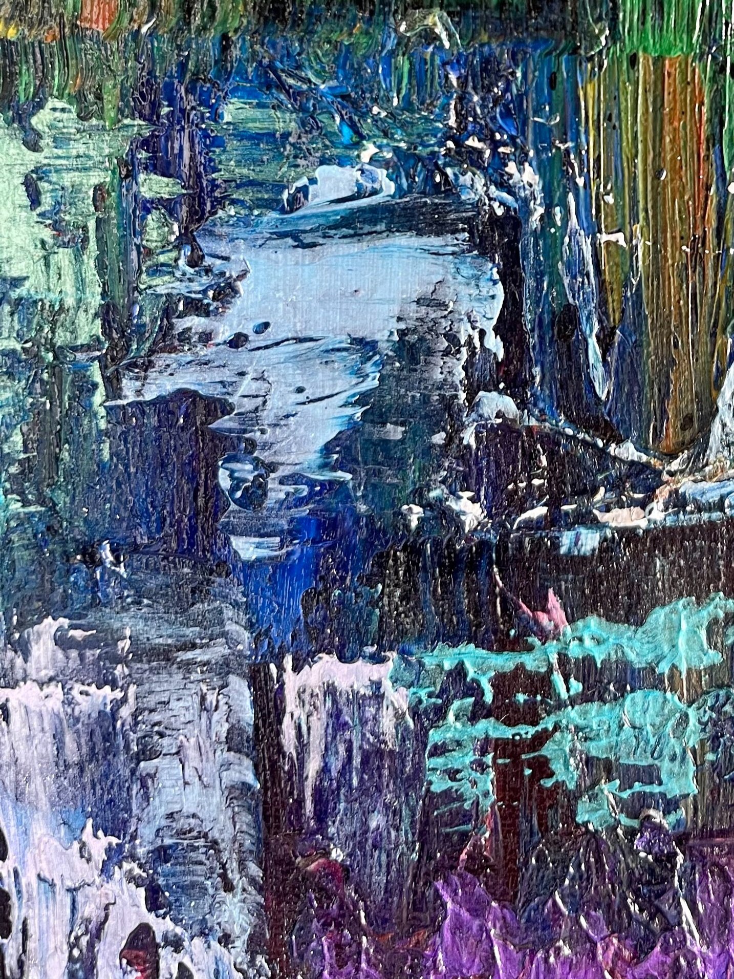 Creation captures the various shades of mankind. This piece effortlessly embodies all shades of textured paints to saturate and unify your space.