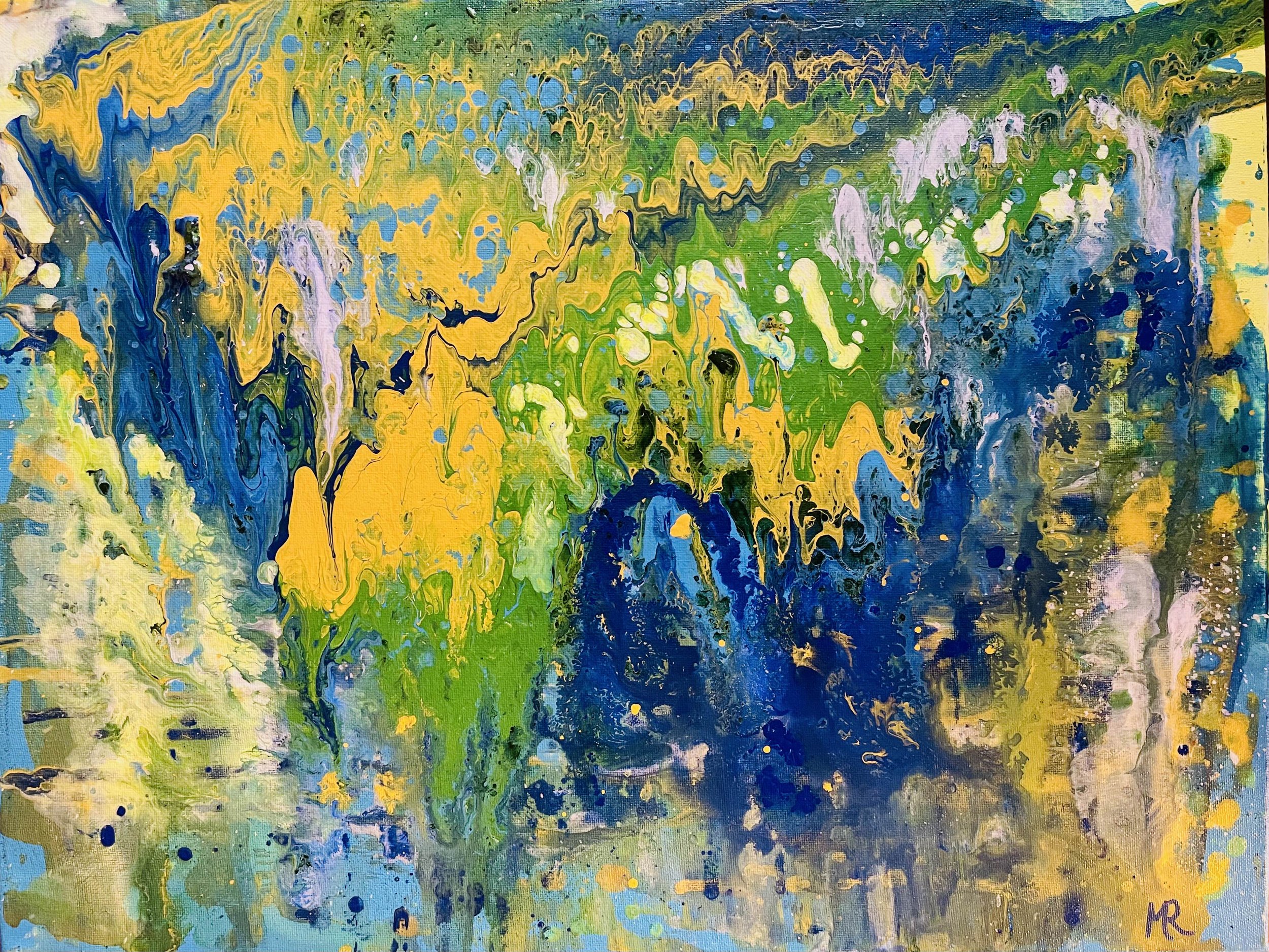 Brewer Fever is a commission created for a die-hard Milwaukee Brewers fan, hence the light blue and yellow. Additionally, he is a Green Bay Packers fan, so the green was a pleasant surprise.