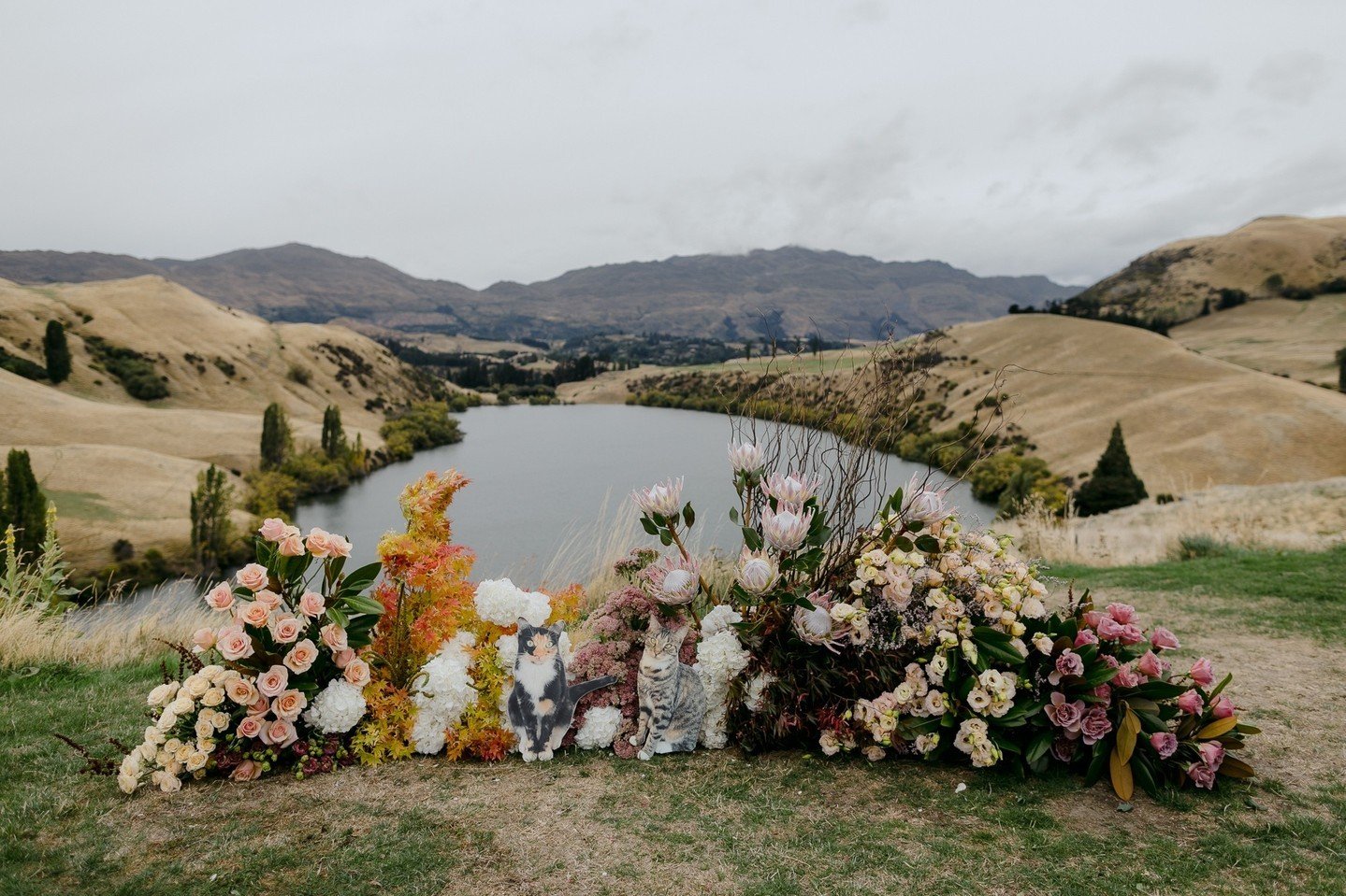 The Summer Views venue is an NZ High Country favourite, featuring million dollar views of Lake Johnson, and the famous Coronet Peak in the distance.⁠
⁠
With no houses or infrastructure in immediate view, you and your guests will have a feeling of nex