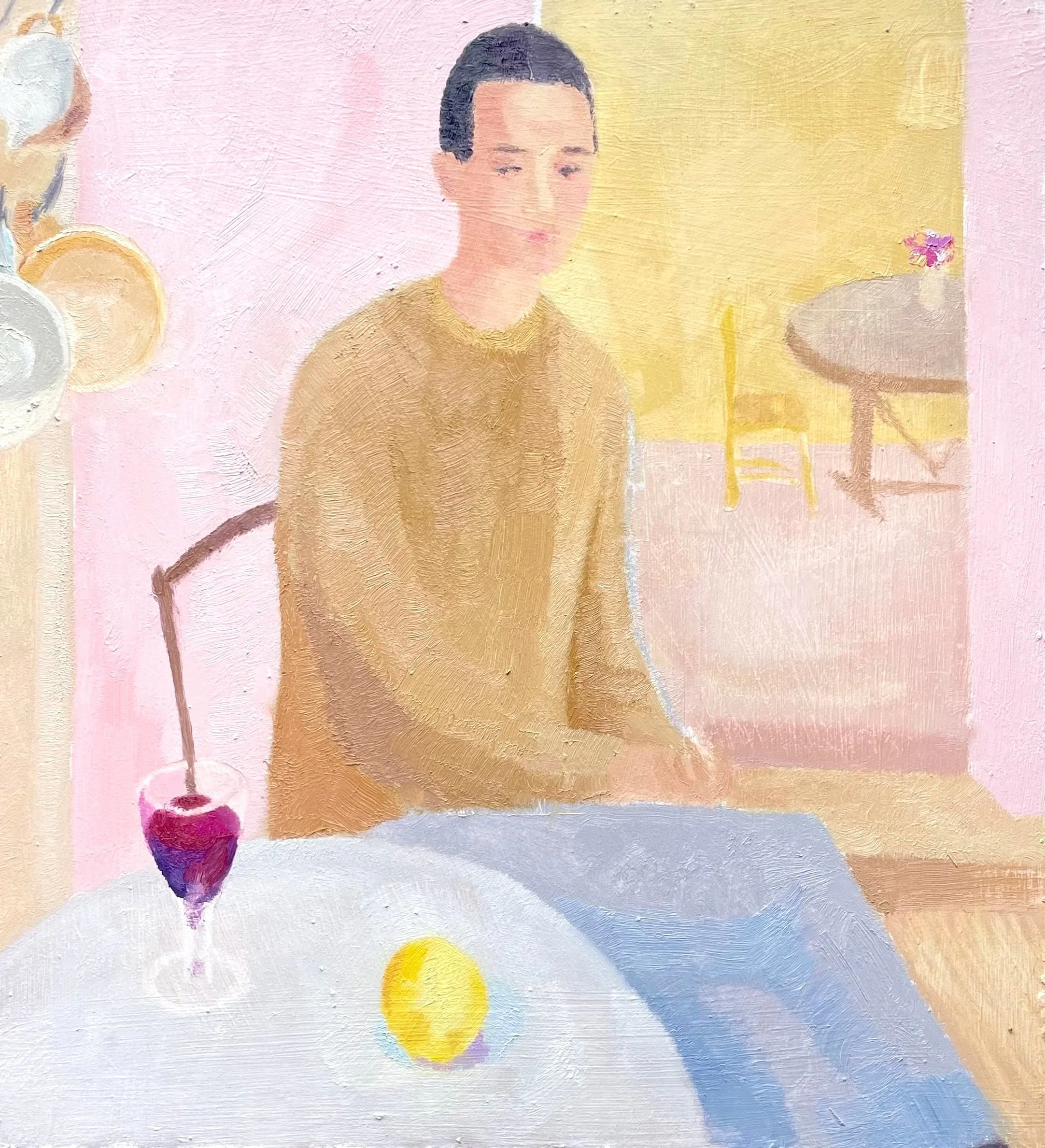 Gabriella Bailey, Golden Hour, 2026, oil on panel