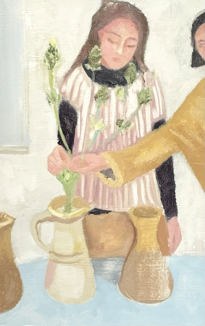 Gabriella Bailey, Thistle, 2026, oil on panel