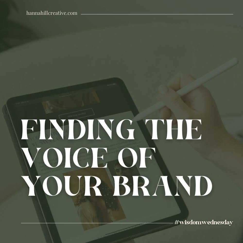 Finding the Voice of Your Brand

Welcome to #wisdomwednesday! Today, we&rsquo;re talking brand voice! A topic all my wise women are using but may not feel completely aware of. Our brand&rsquo;s voice is the driving force of our passion, mission, and 