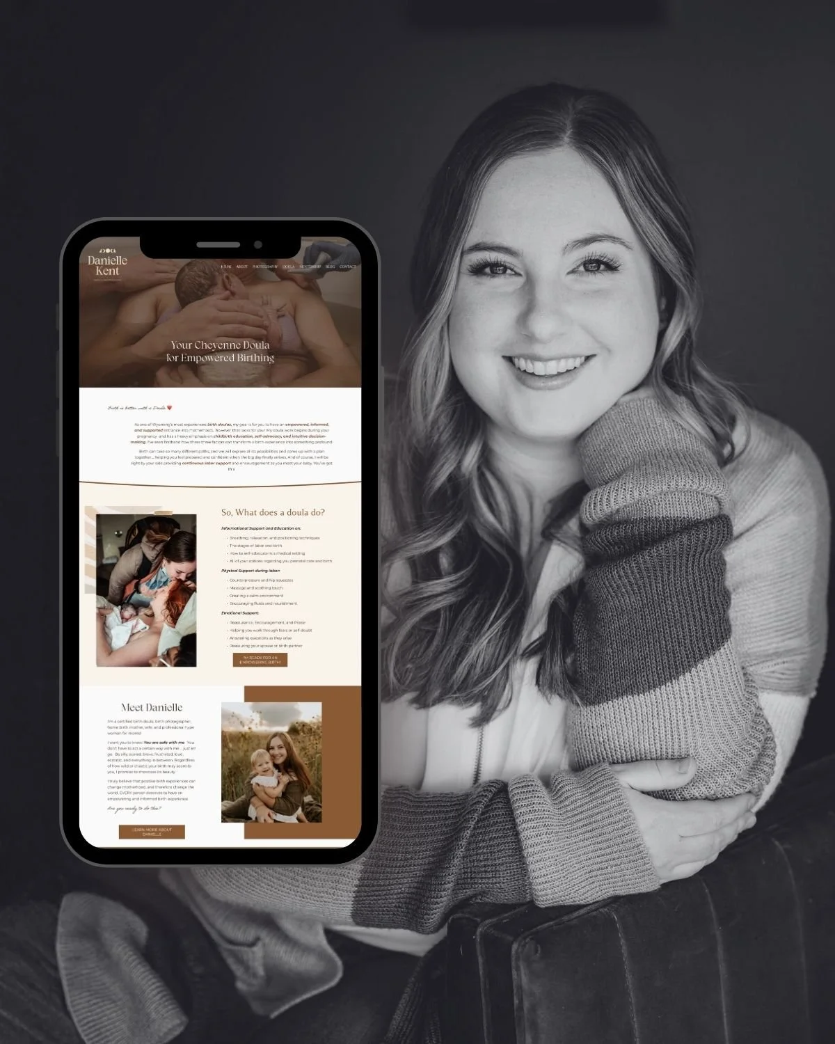 Earthy Hand Drawn Branding for Danielle Kent Doula and Birth Photographer.jpg