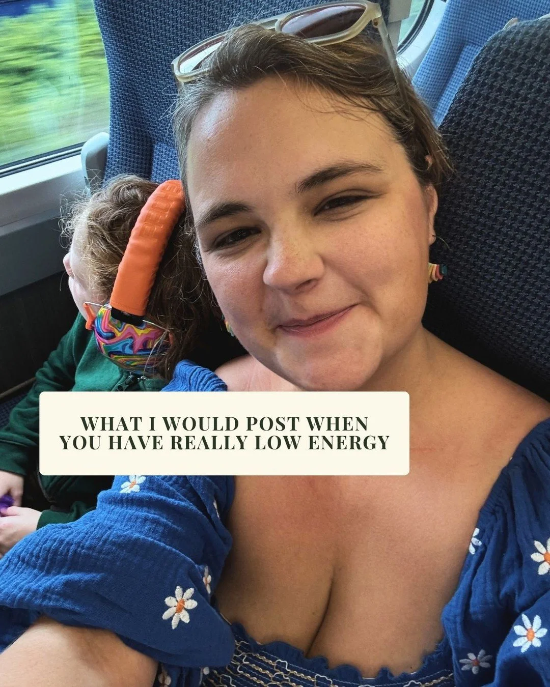 Low energy might actually be how you come to posting A LOT of the time. Honestly? It is for me. 😂
.
And I think we need to burn this idea that every time we open Instagram to market our business, we have to come up with something creative, unique, g