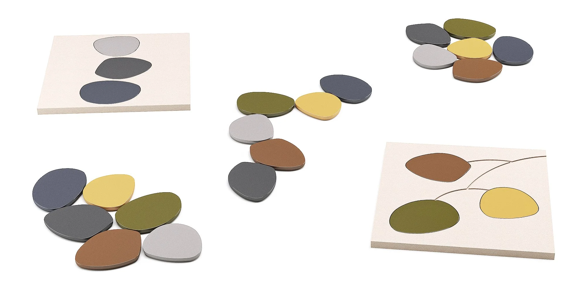 The Balance can be transformed into freeform functional art and placed on any table at any party.