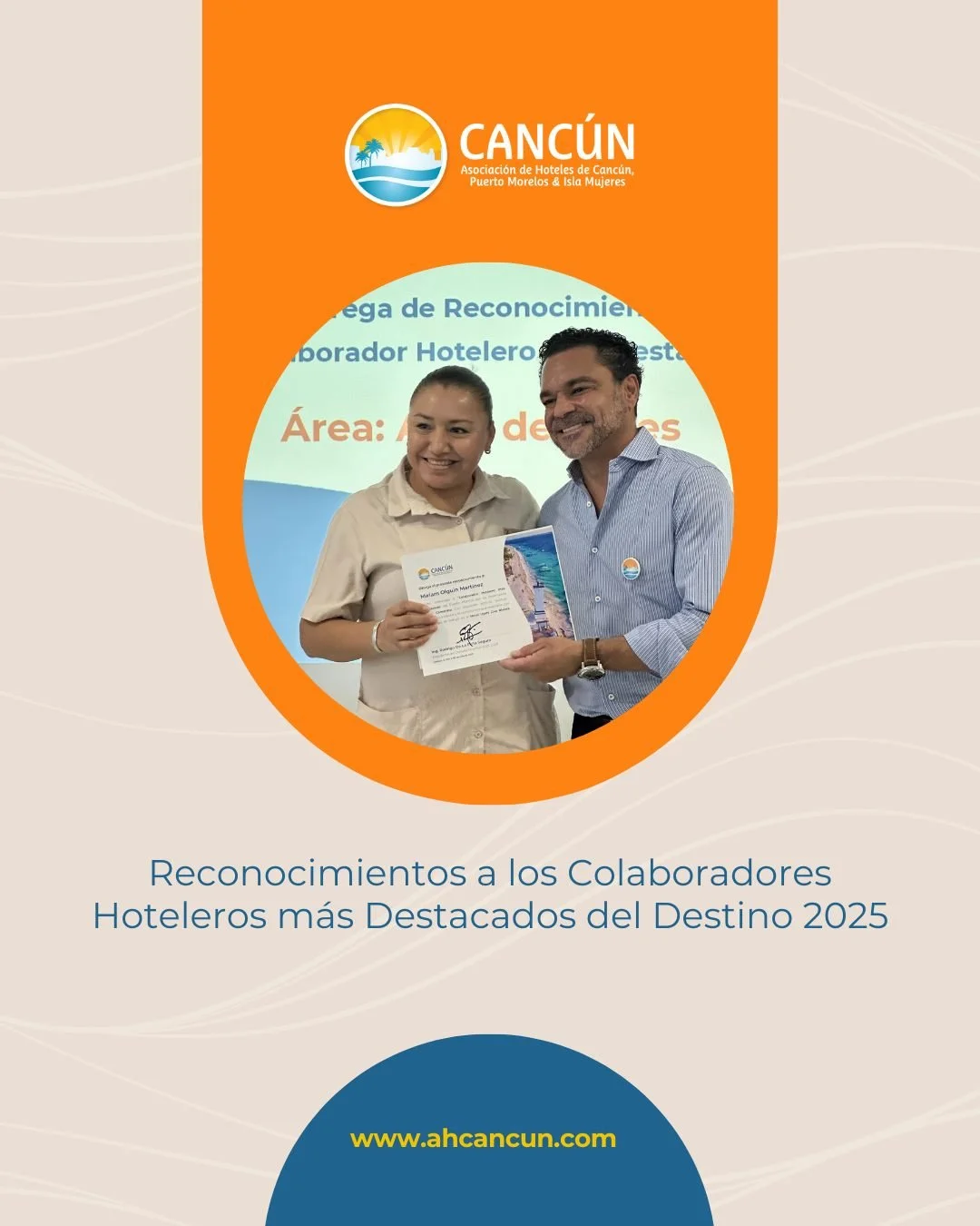 Nuestra entrega bimestral de reconocimientos a colaboradores destacados del destino es una forma de celebrar el talento, impulsar la motivaci&oacute;n y promover la excelencia en nuestra industria. 

A la fecha, en acci&oacute;n coordinada con nuestr