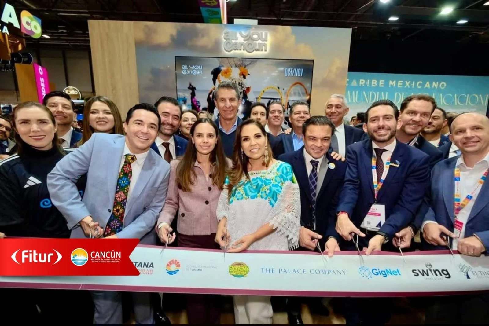 Del Caribe a España: Asociación de Hoteles de Cancún, Puerto Morelos e Isla Mujeres presente en FITUR 2026