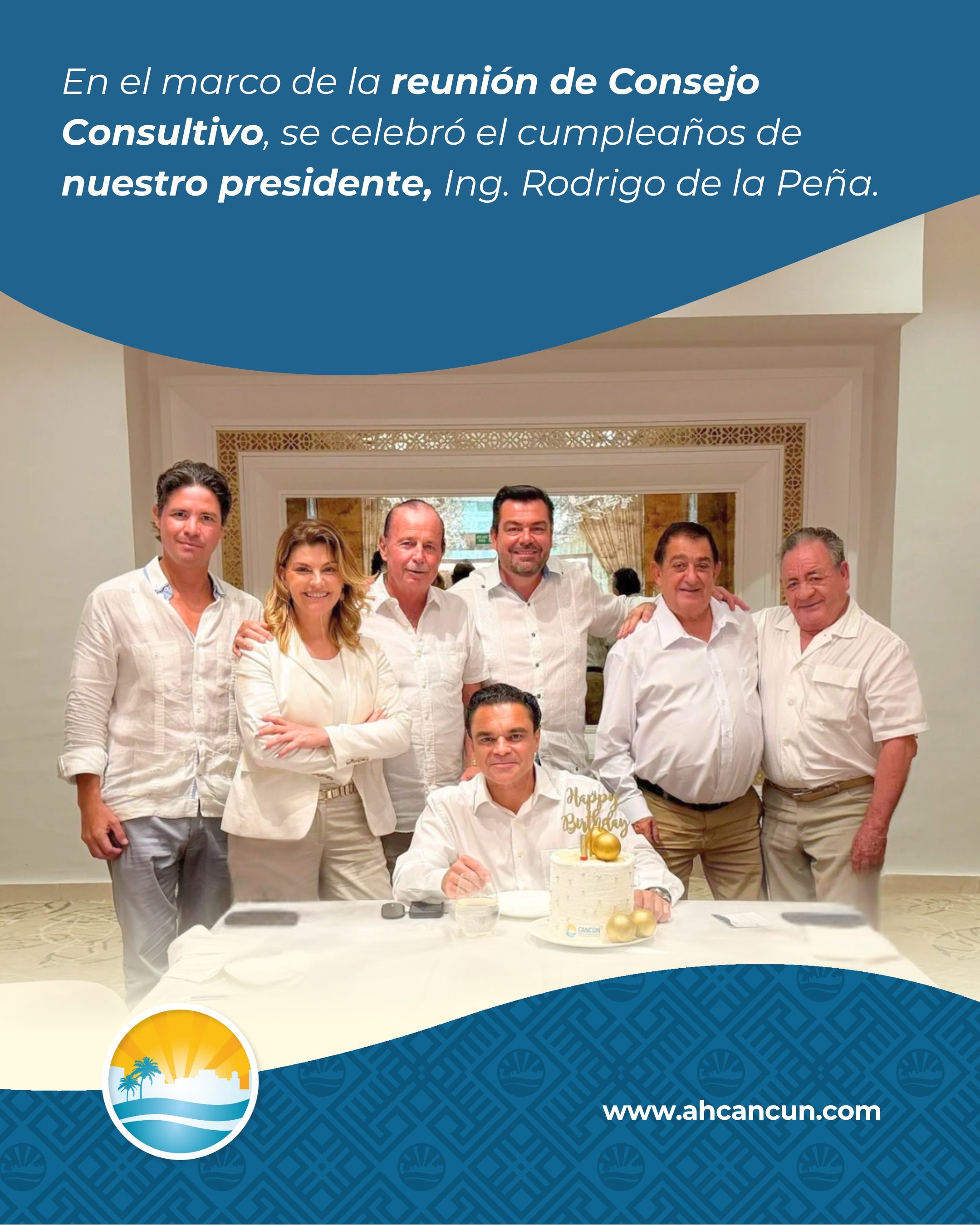 Durante la semana, en distintas reuniones programadas, tuvimos la oportunidad de celebrar el cumplea&ntilde;os de nuestro presidente, Ing. Rodrigo de la Pe&ntilde;a.

Una ocasi&oacute;n especial para compartir y agradecer su entrega, visi&oacute;n y 