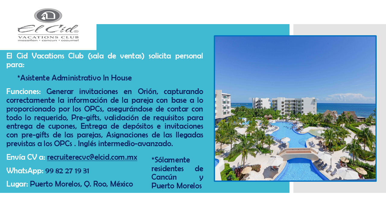 Publicación de vacantes Asistente Administrativo In House.png
