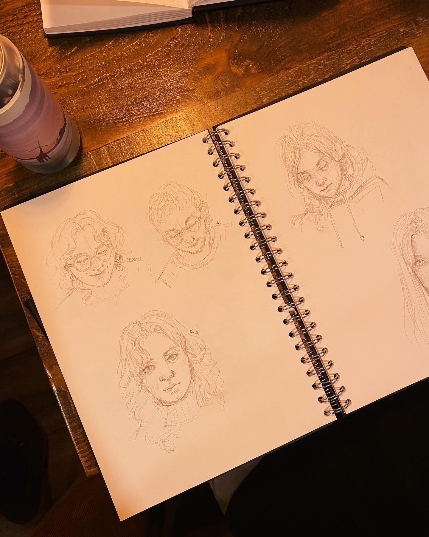 More portraits from last night at @theyard_ely ✏️

Thanks to all who joined us for our speed portraiture session! Drop us a DM to let us know what other events you&rsquo;d like to see from us this year&hellip;

#sketchandsocial #camcreates #cambridge