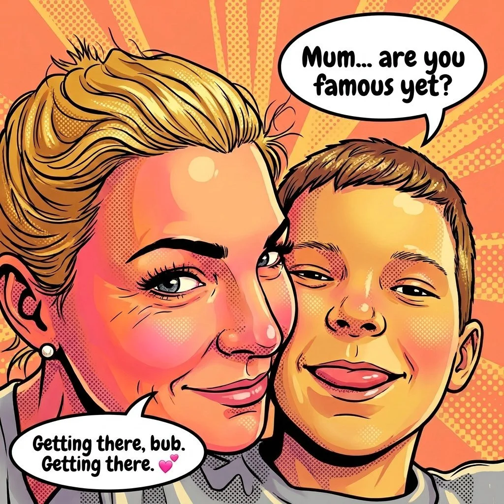 People ask me why I work so hard at this.

This is why. 💕

He doesn't care about the stage or the microphone. He just wants his mum home. And that's the best reminder of all, do work that matters to you, so the people who matter most are proud of yo