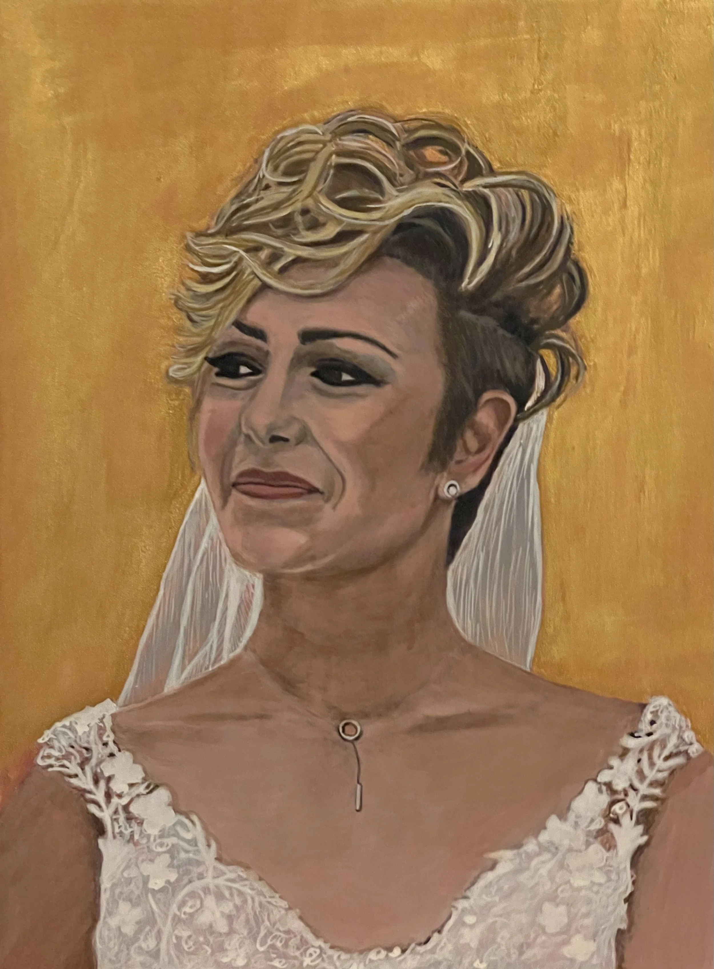 Redding, P., Commission - Mrs R Smith - 2025, egg tempera on gesso panel, 30.5 cm x 22.5 cm
