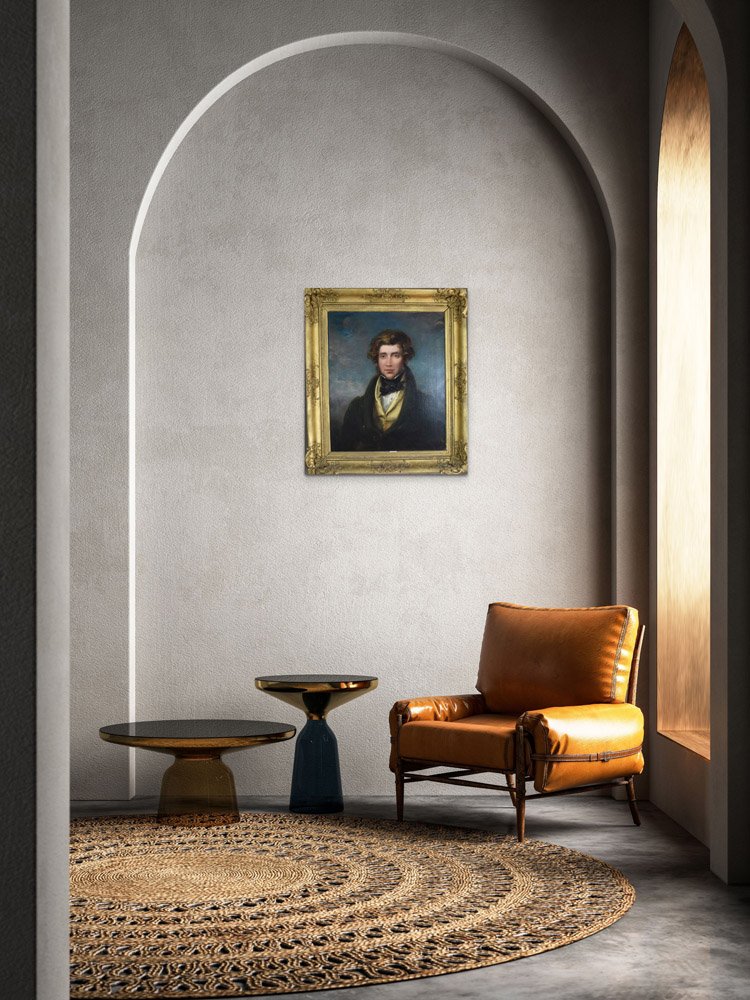 Portrait of an Elegant Gentleman.Companion Piece (2)..jpg