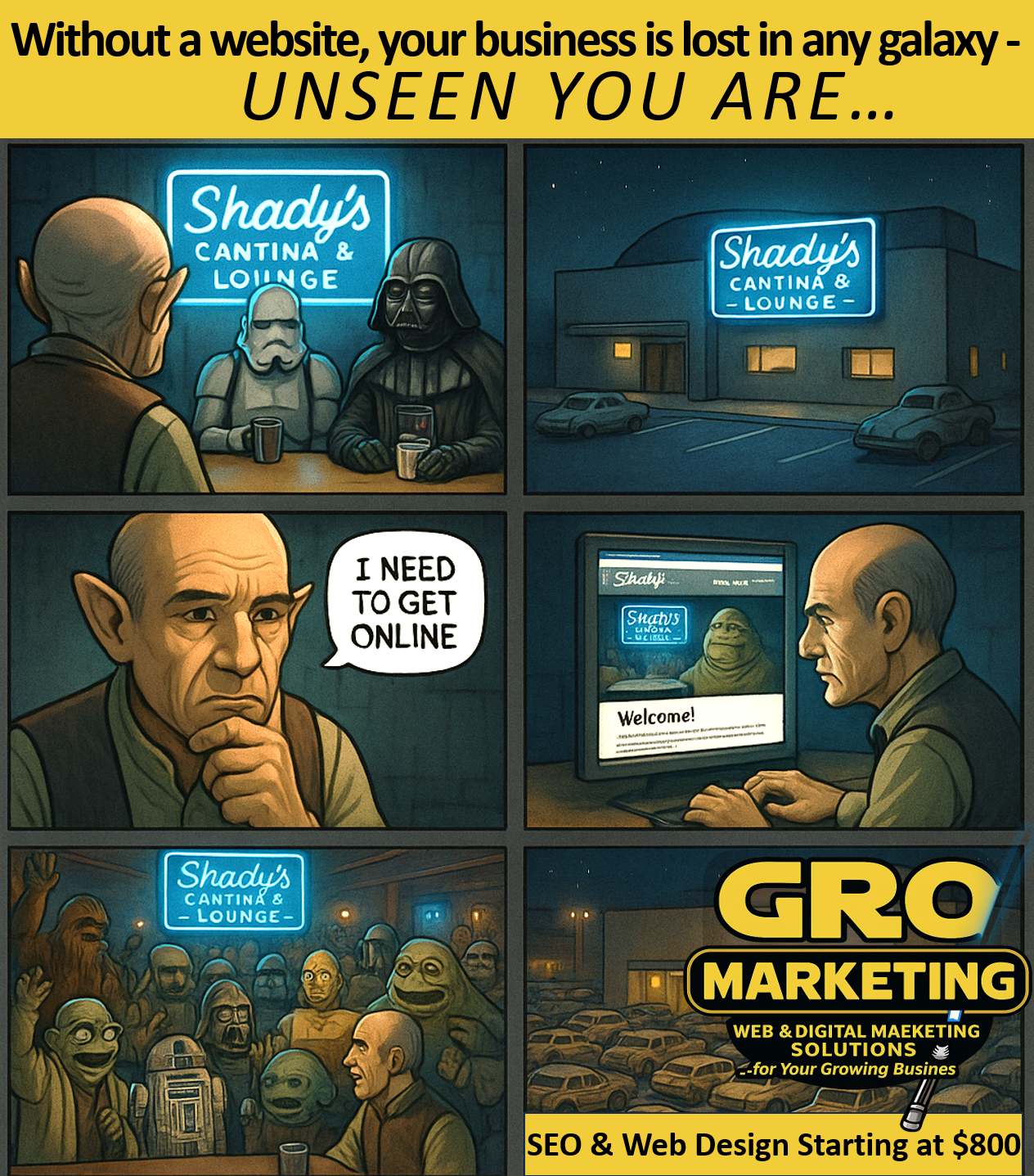 Having an Online Presence Isn’t the Same as Being Found in the Galaxy