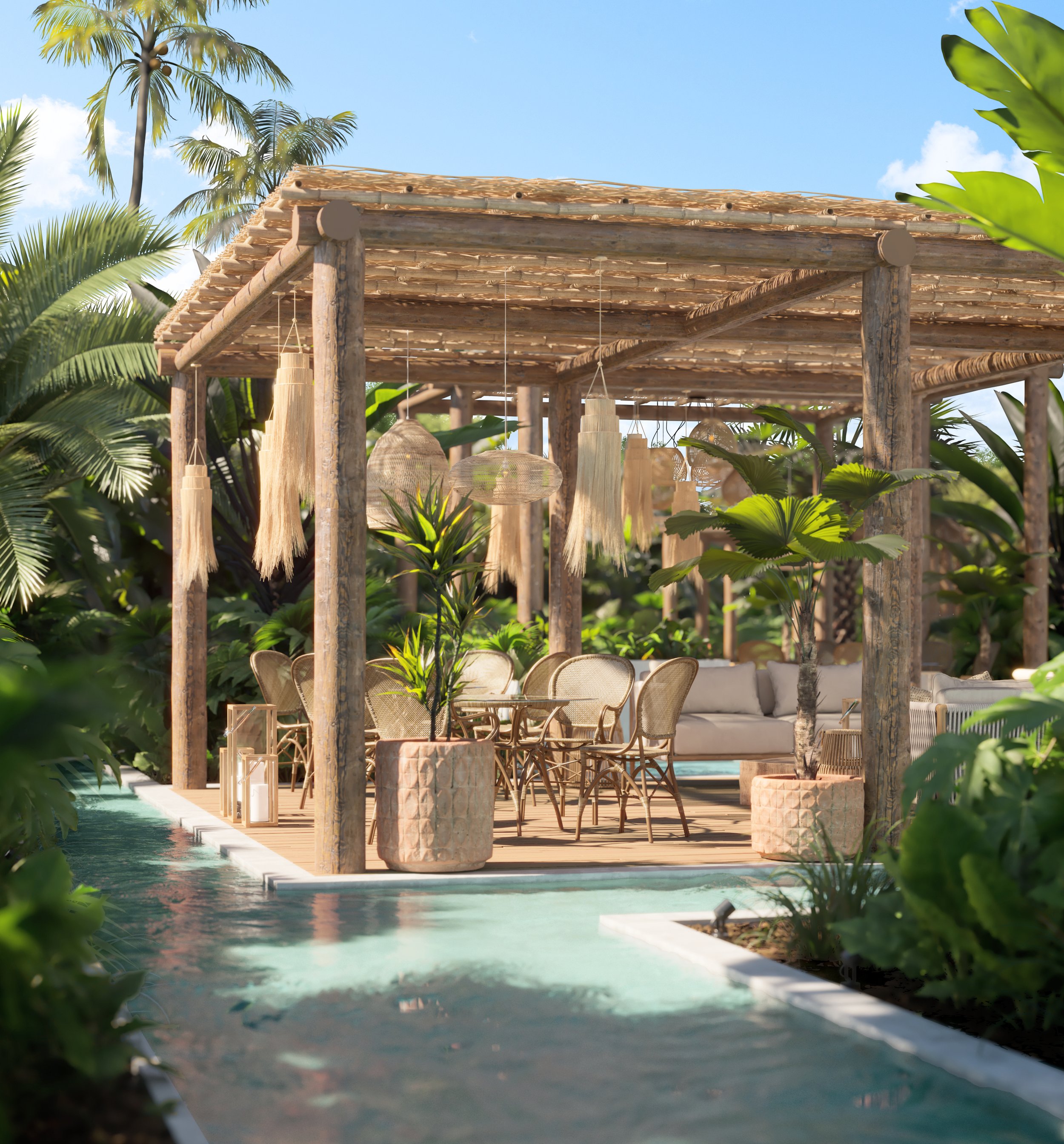 Pergola en Ansaya, República Dominicana