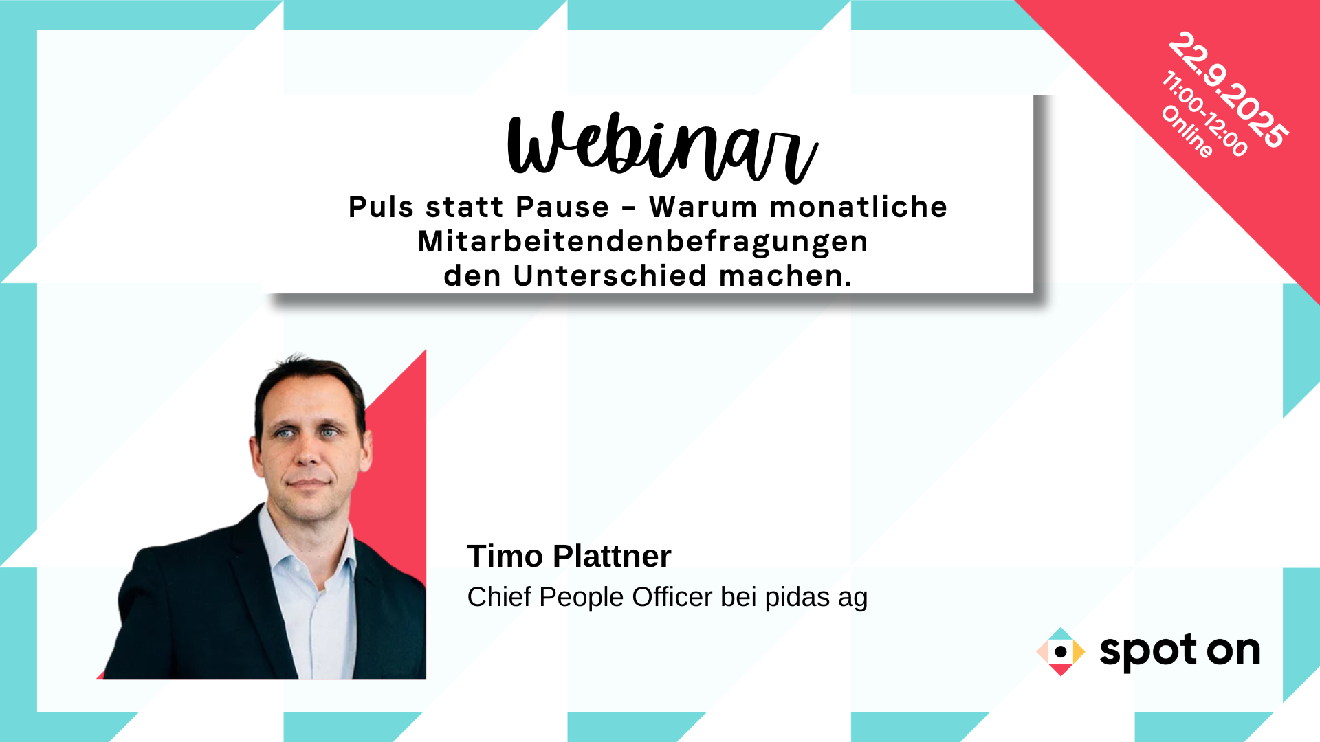 Webinar: Puls statt Pause – Warum monatliche Mitarbeitendenbefragungen den Unterschied machen.