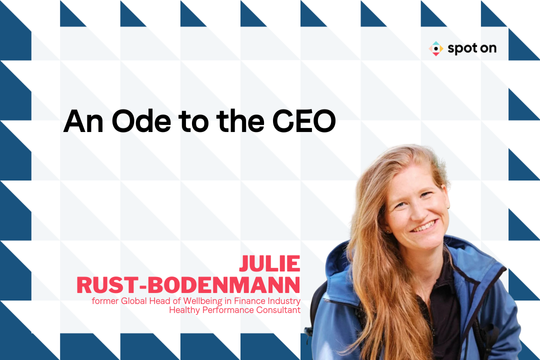DisruptHR: Julie Rust-Bodenmann – An Ode to the CEO No One Asked For 