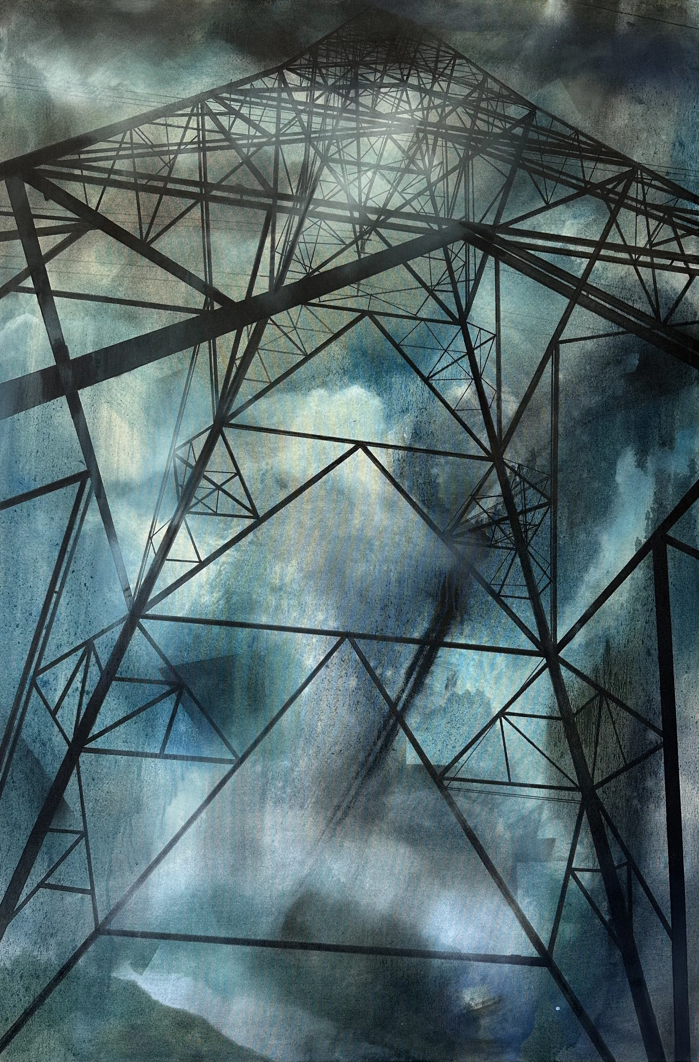 Melancholy
Oil and spray paint on canvas
154 x 102 cm
2025