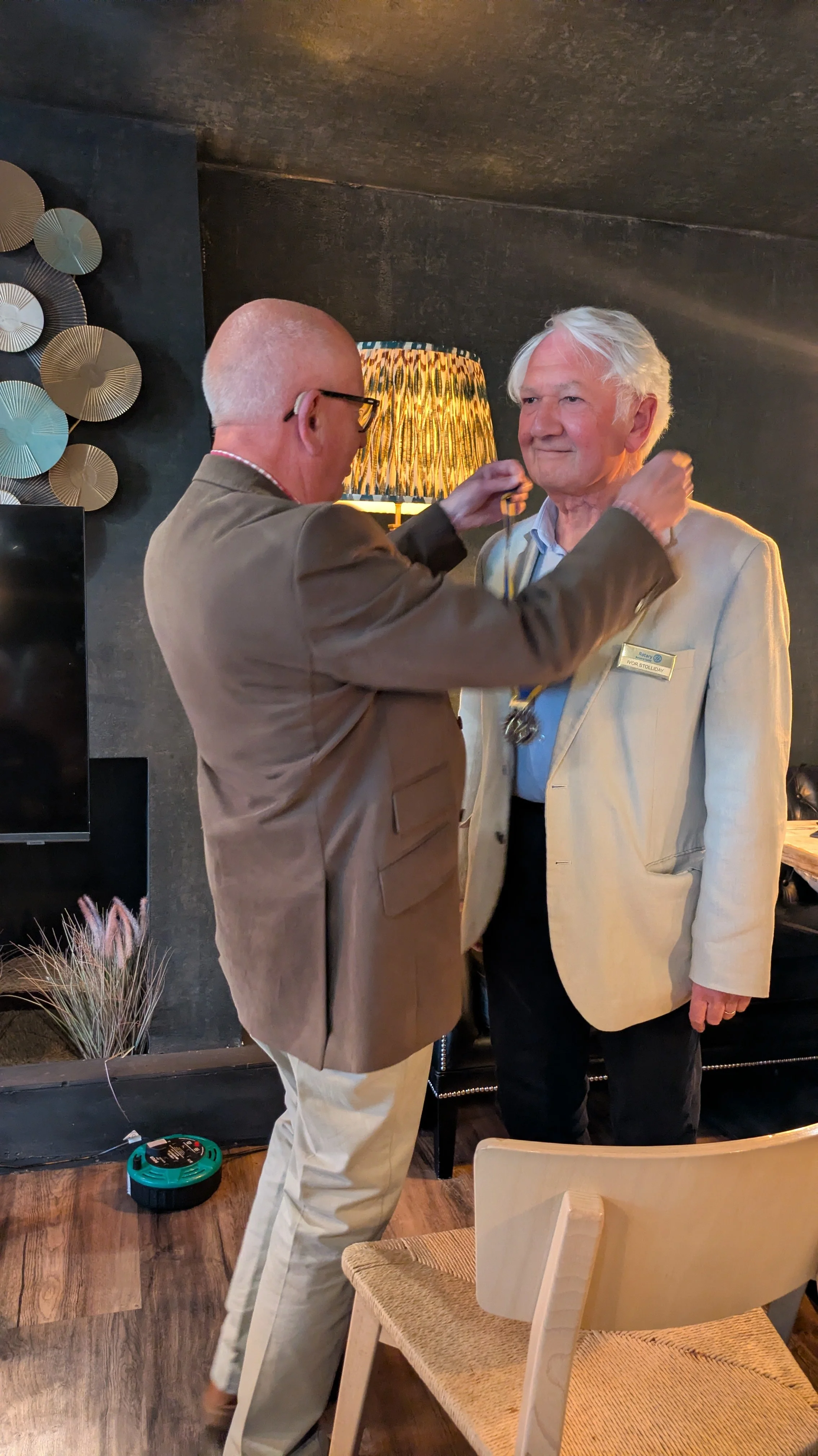 Handover to new President