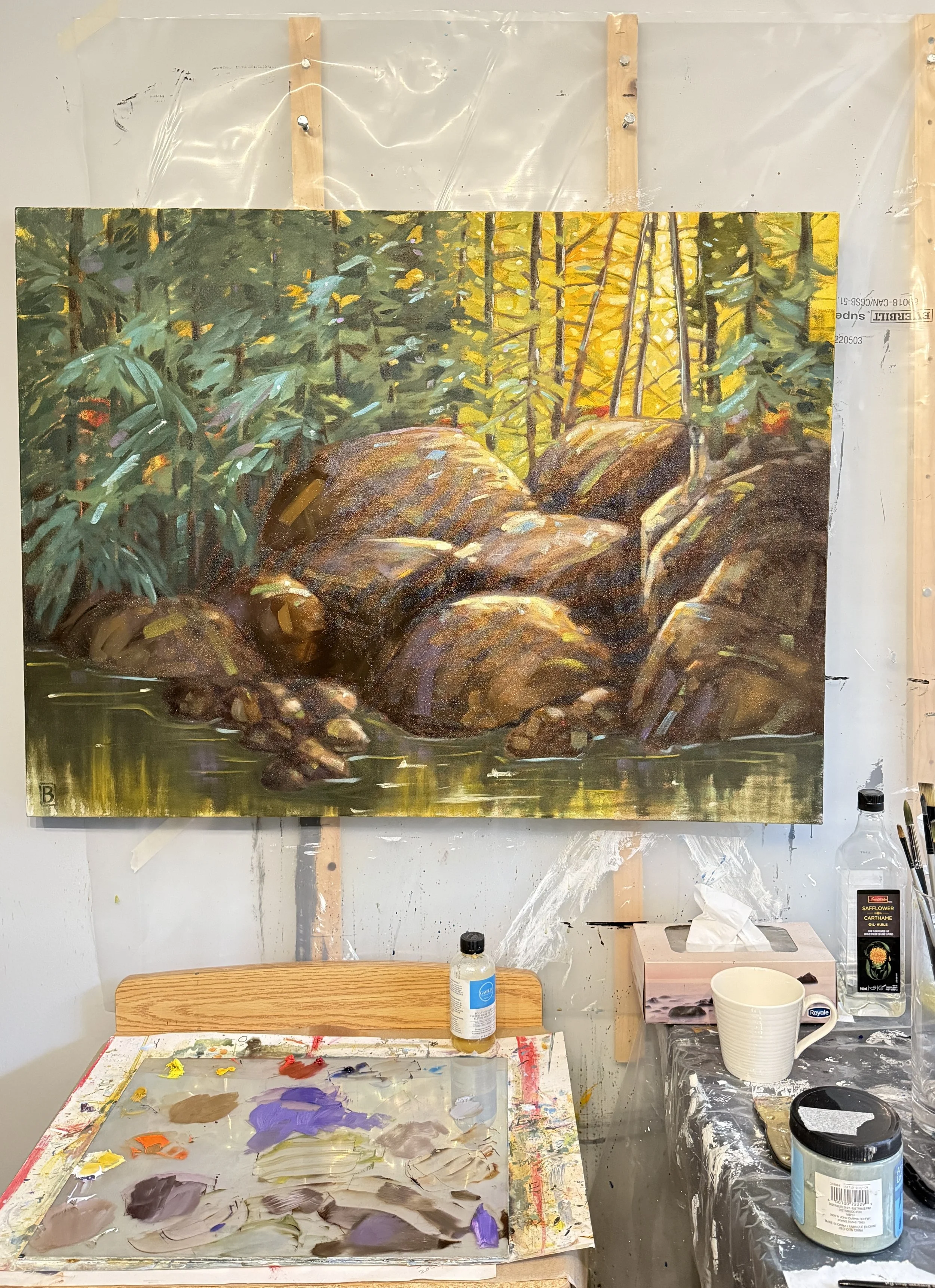 Less Toxic Oil Painting Methods
