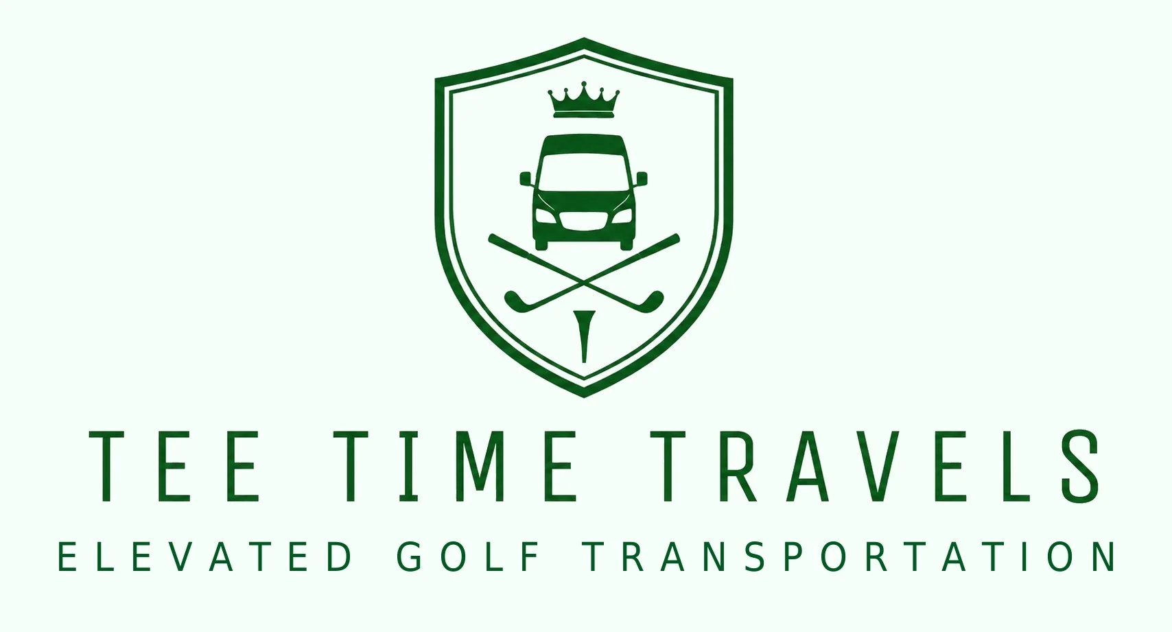 Tee Time Travels logo for premium golf transportation in Tampa Bay and Central Florida.