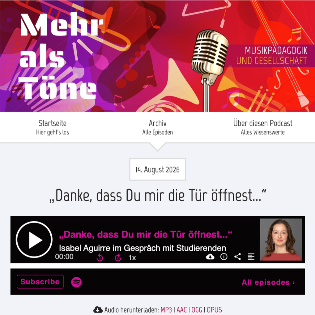 Artistic Citizenship in Practice: Musethica joins the “Mehr als Töne” Podcast