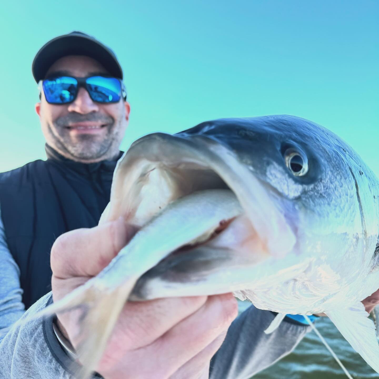 4/16/23 Report: 
Today was a little tougher than usual but we share the not so good reports too. This morning we had Rockfish regulars David &amp; Adam on for a morning bass charter. We had a good bite until the tide died then got another shot in ove