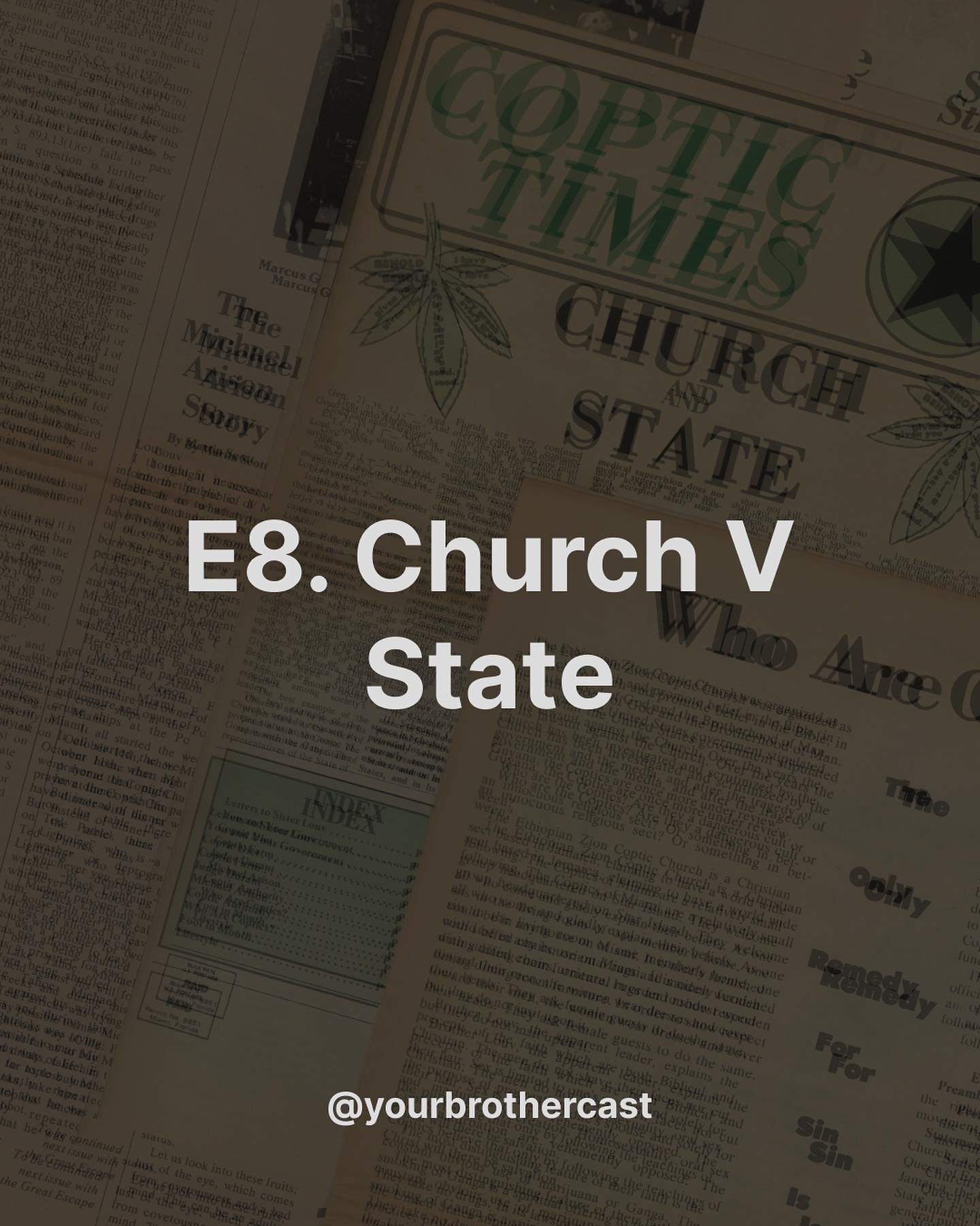 Hello! Episode 8: &ldquo;Church V State&quot; will be released tomorrow at 18:00 CEST! 🎙️

#newepisode #tunein #podcastshow
