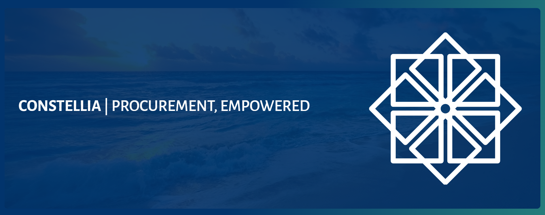 Constellia logo, with the strapline 'Procurement, Empowered'.