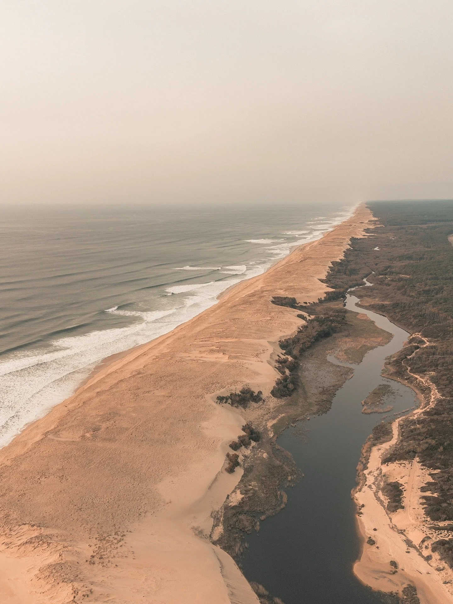 🐍 L&rsquo;Amazonie Landaise&hellip;

#courantdhuchet #landes #leslandes #aerialphotography #landscapephotographylovers