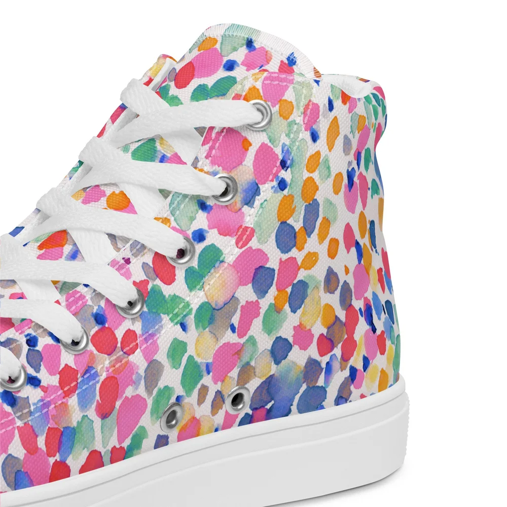 Micoklinlin Dajingkj Women's Canvas Trainers Colourful New Pattern