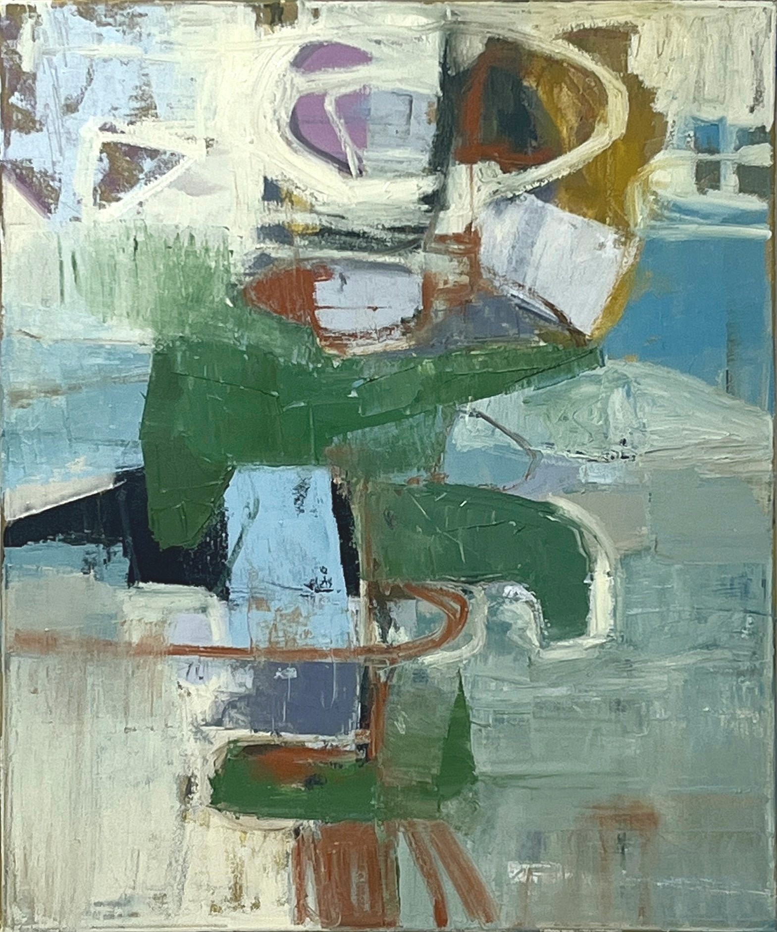 "Freedom Song" 30x24 oil, charcoal, oil sticks on canvas