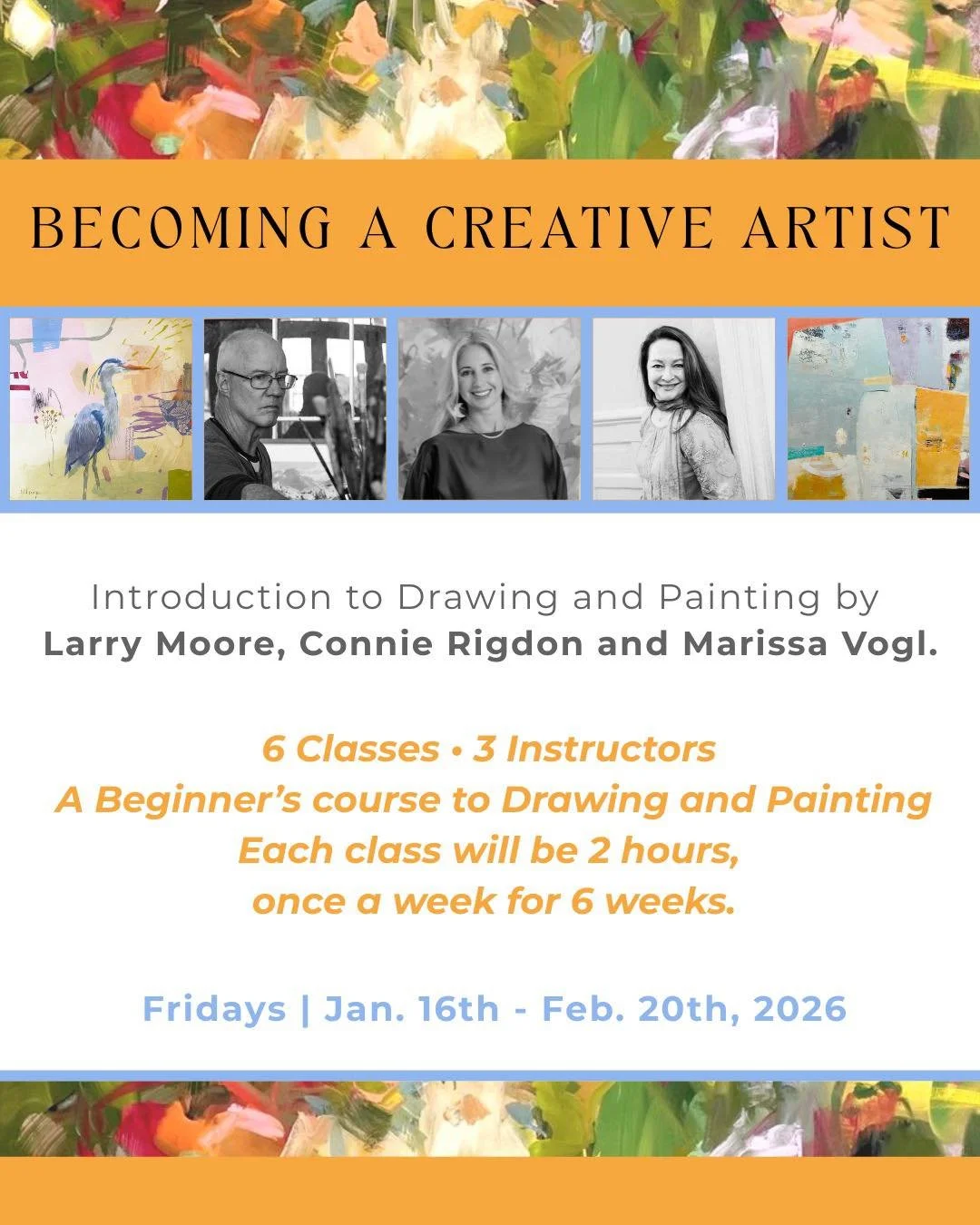 Have you heard that art is therapy?? Well as an artist I can tell you that it is true because it&rsquo;s been the act of making that has kept me sane in this crazy world..my very favorite people and I have come together and created a 6 week beginning