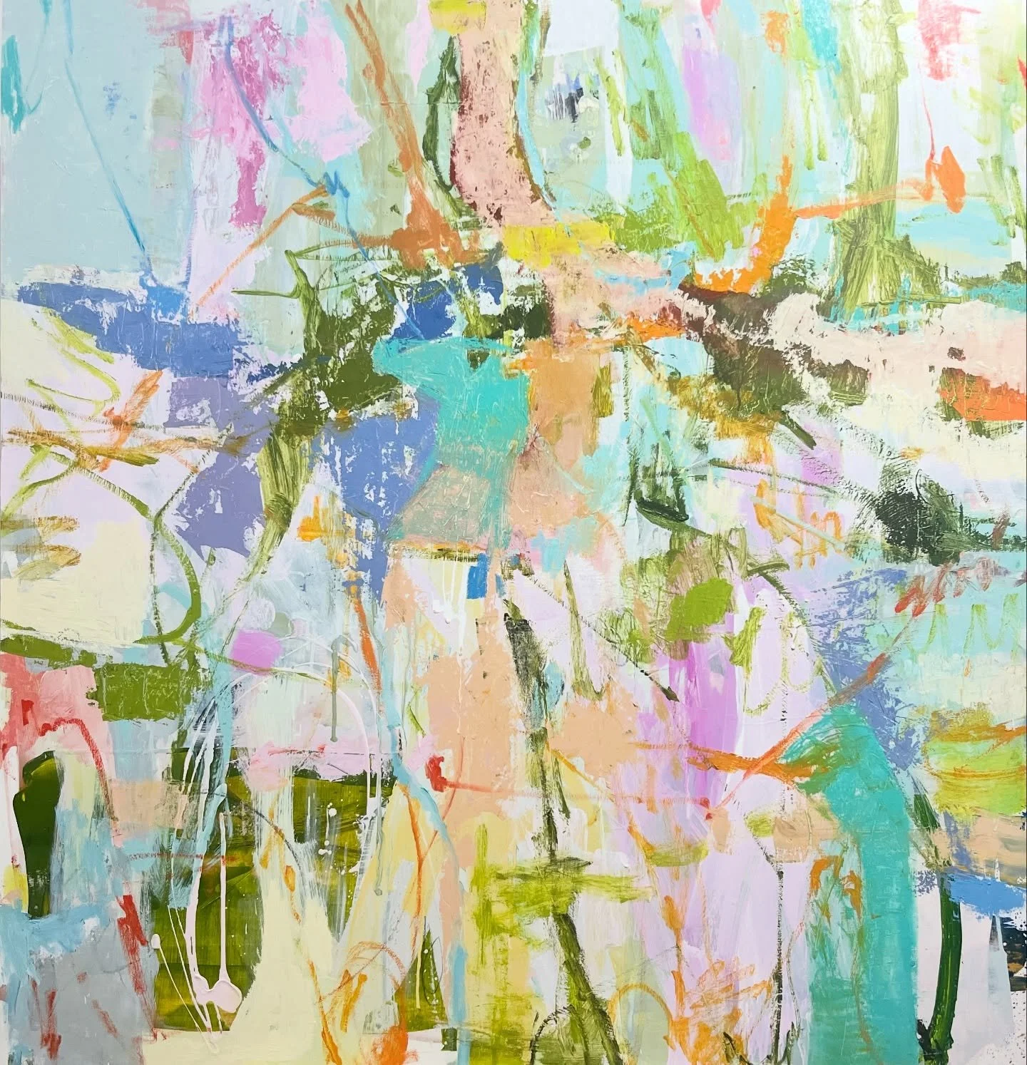 Currently on view at Hagan Fine Art Gallery @haganfineart #abstractart #abstractexpressionism #contemporaryart