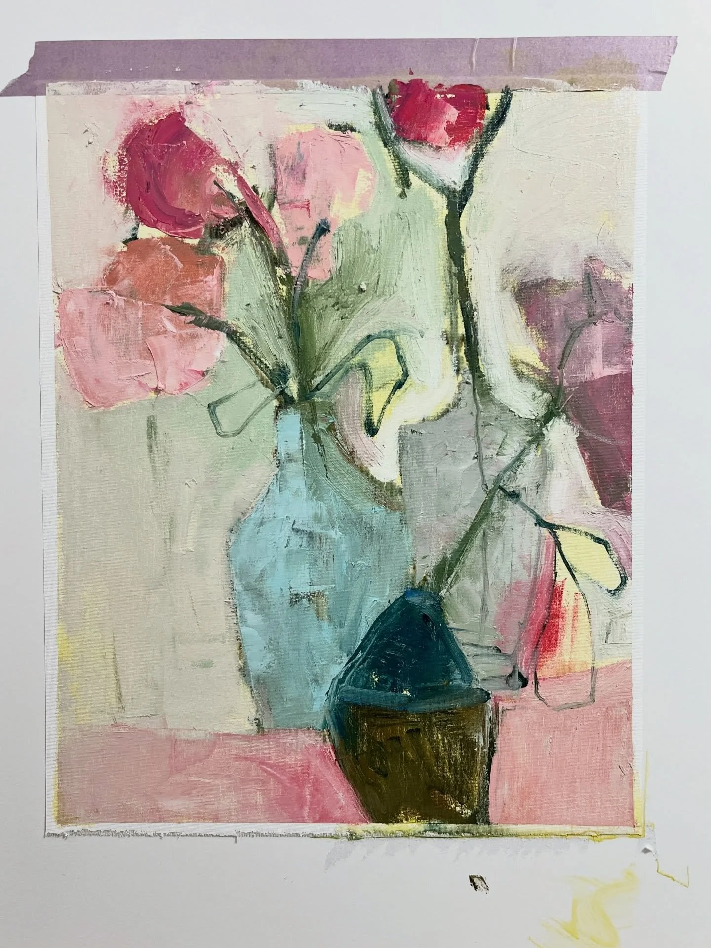 Sometimes life calls for some flowers&hellip; #abstractartwork #abstractart #abstractexpressionist #contemporaryart #contemporaryartist