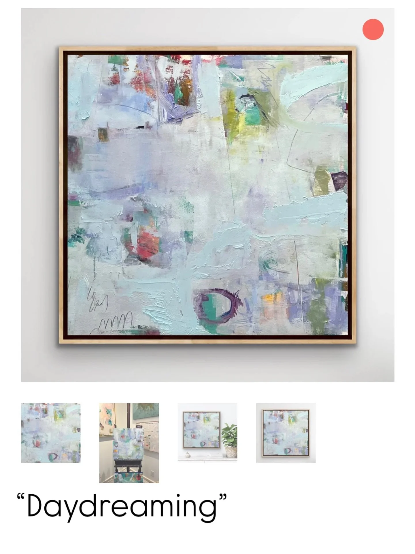 Off to it&rsquo;s forever home.. Daydreaming was part of a series &ldquo;Enshrouded&rdquo; which simply expressed a period of time when I felt a need to find quiet and stillness. Calming the external noise with moments of exposure from intentional co