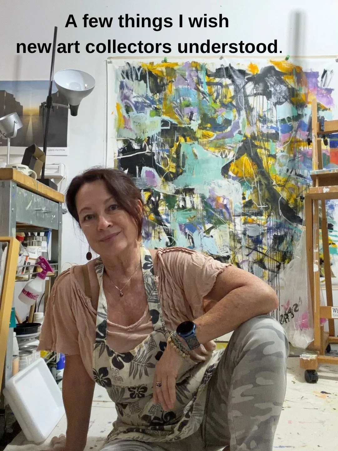 To be an art collector is simple.  You don&rsquo;t need to understand the terminology or why the piece works technically.  You only need to feel connected to it.  If you keep coming back to look at it, pay attention to that.  Then imagine living with