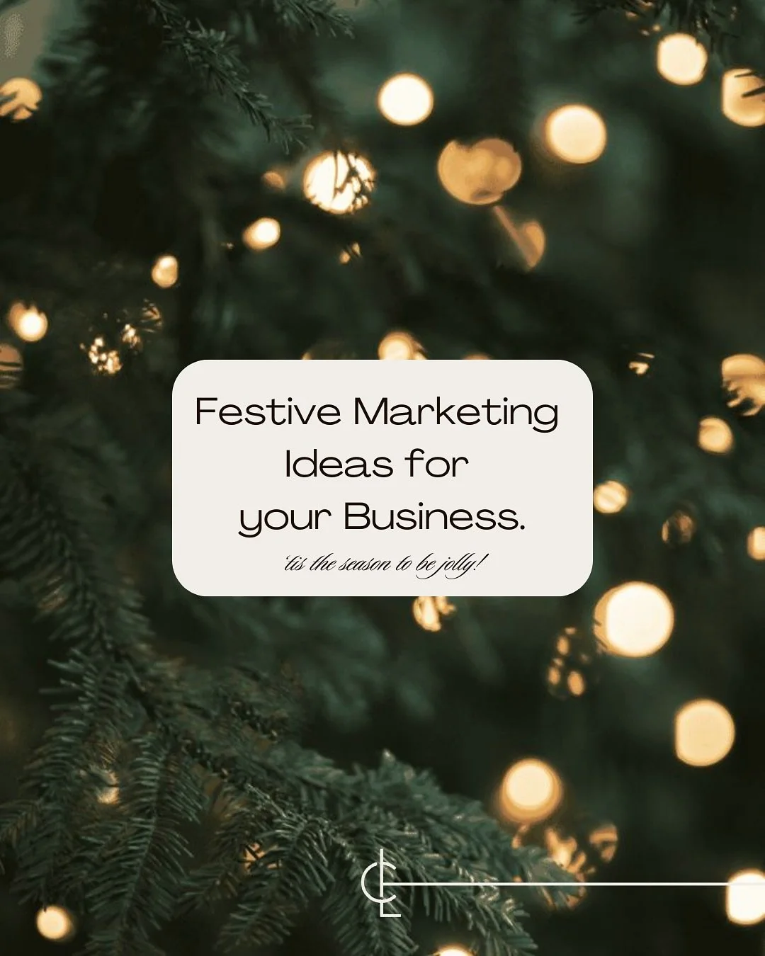 Stuck for festive marketing ideas?
Hit the save button and have some fun with your marketing as the Christmas countdown begins!🎄

Not sure about any of these ideas? Drop me a DM and pick my brain&mdash; I&rsquo;m here to help! 🤎

#FestiveMarketing 