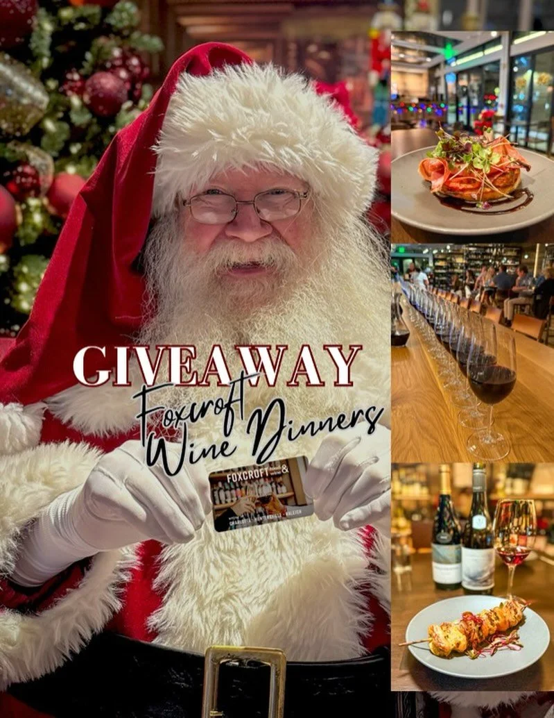 🎁🎄 Day 10 of the 12 Days of North Hills Christmas! 

Today&rsquo;s giveaway is two tickets to any @foxcroftfoodandwineraleigh wine dinner of your choice in 2026 ($260 value). Taste your way through 6 or more wines paired with 4 courses of elevated 