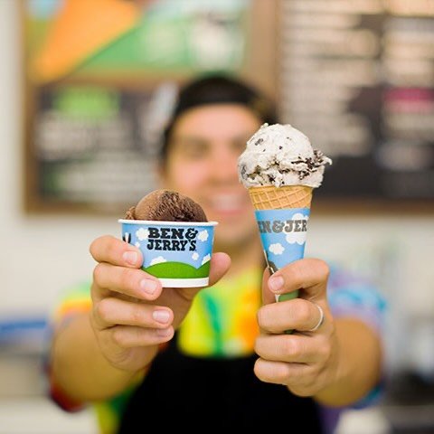 It&rsquo;s Free Cone Day @benandjerrys! 🍦 Stop by for a free scoop today between 12-8!