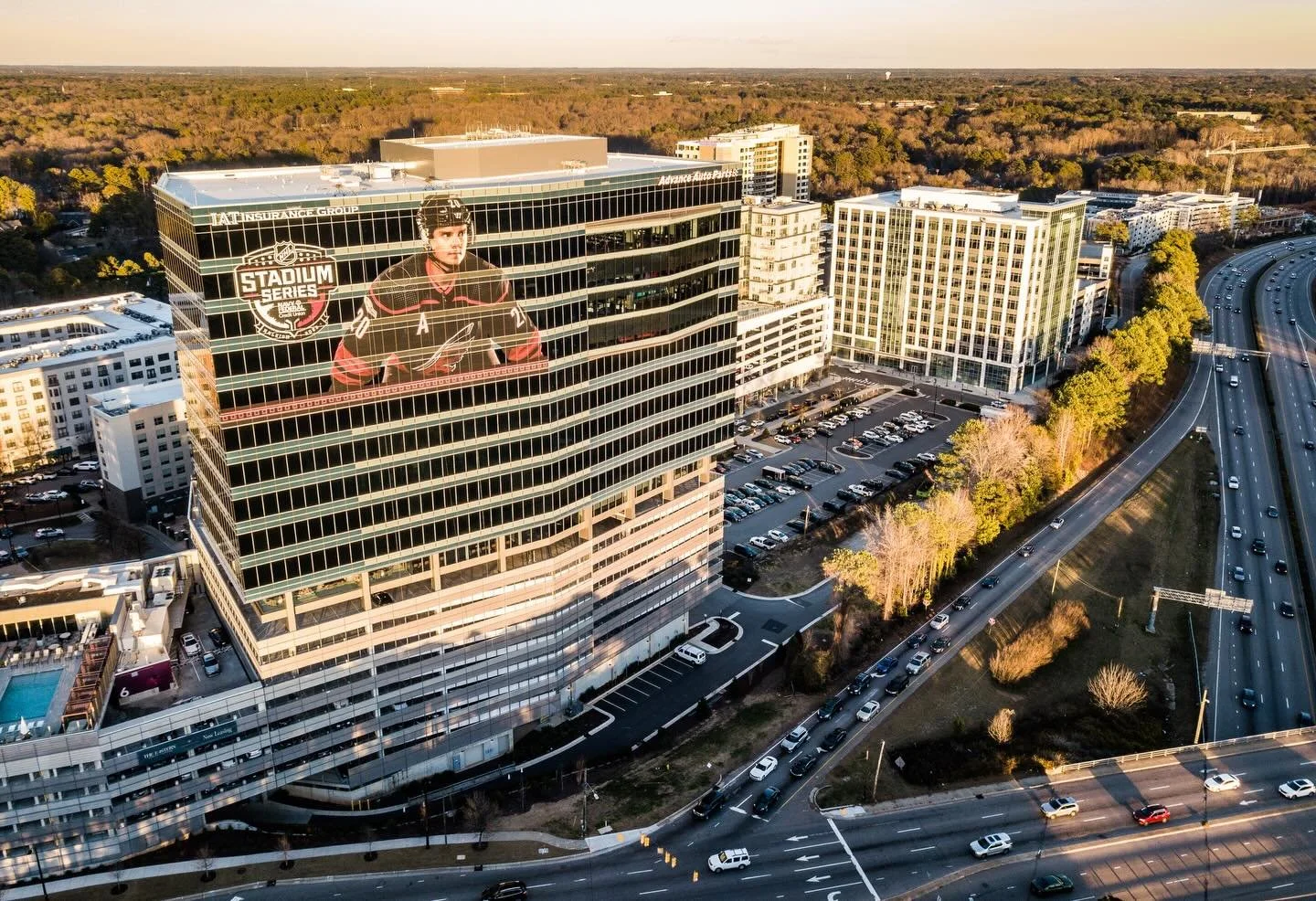 From season to season, year after year ❤️🏒

North Hills has always been a place where Canes pride shows up loud &amp; strong and playoff time just turns it up even more.

We&rsquo;re proud to cheer them on tonight and even prouder to have the @canes